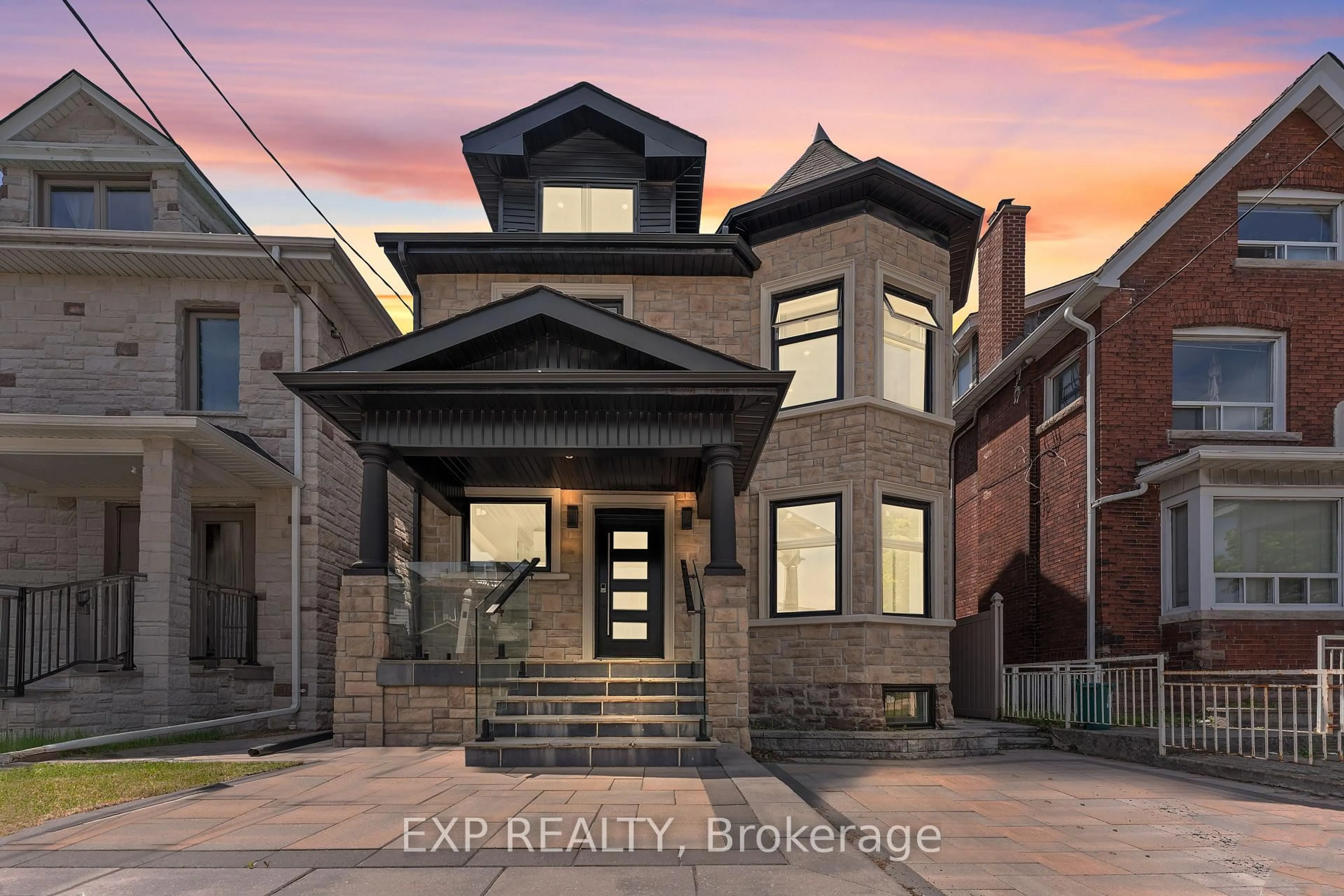 Home with brick exterior material, street for 298 Keele St, Toronto Ontario M6P 2K4