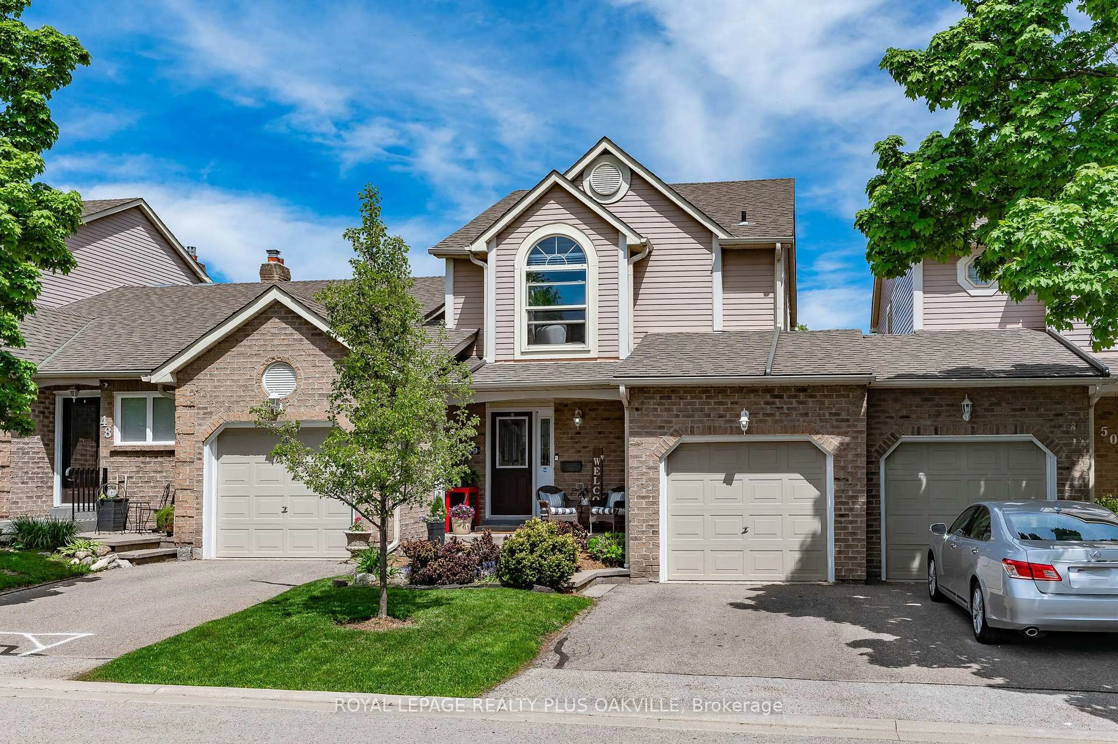 Home with brick exterior material, street for 5255 Lakeshore Rd #49, Burlington Ontario L7L 5X9
