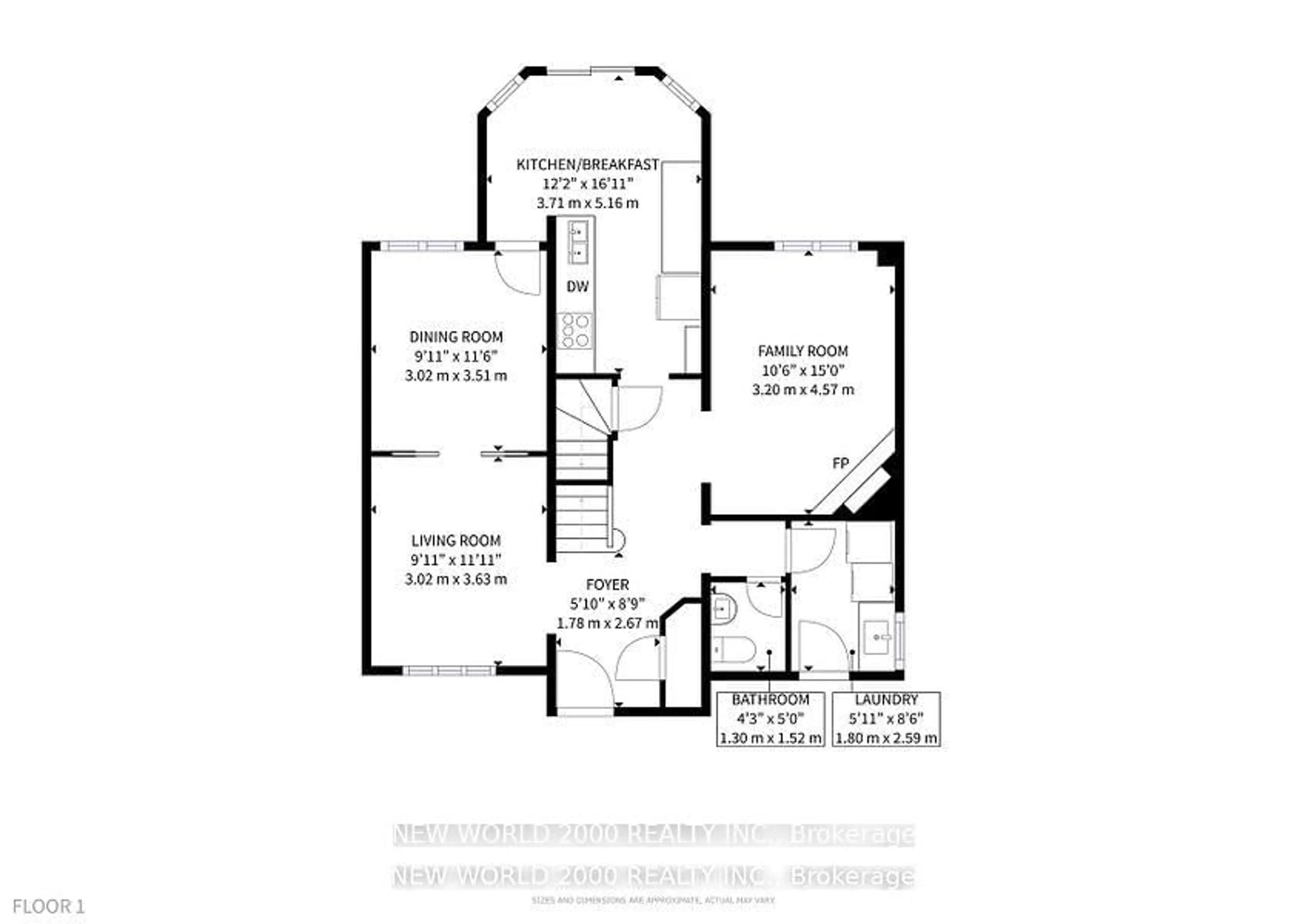 Floor plan for 5348 Longhorn Tr, Mississauga Ontario L4Z 3G2