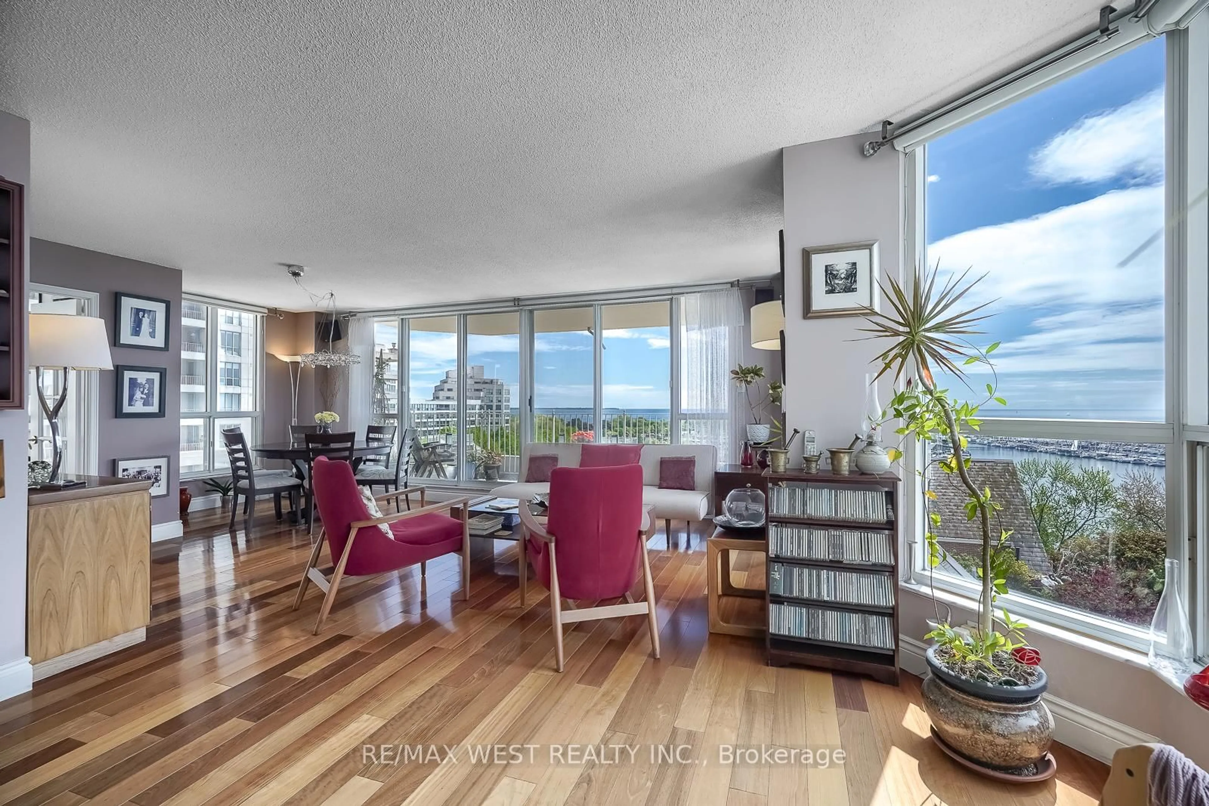 Living room with furniture, unknown for 2285 Lake Shore Blvd #602, Toronto Ontario M8V 3X9