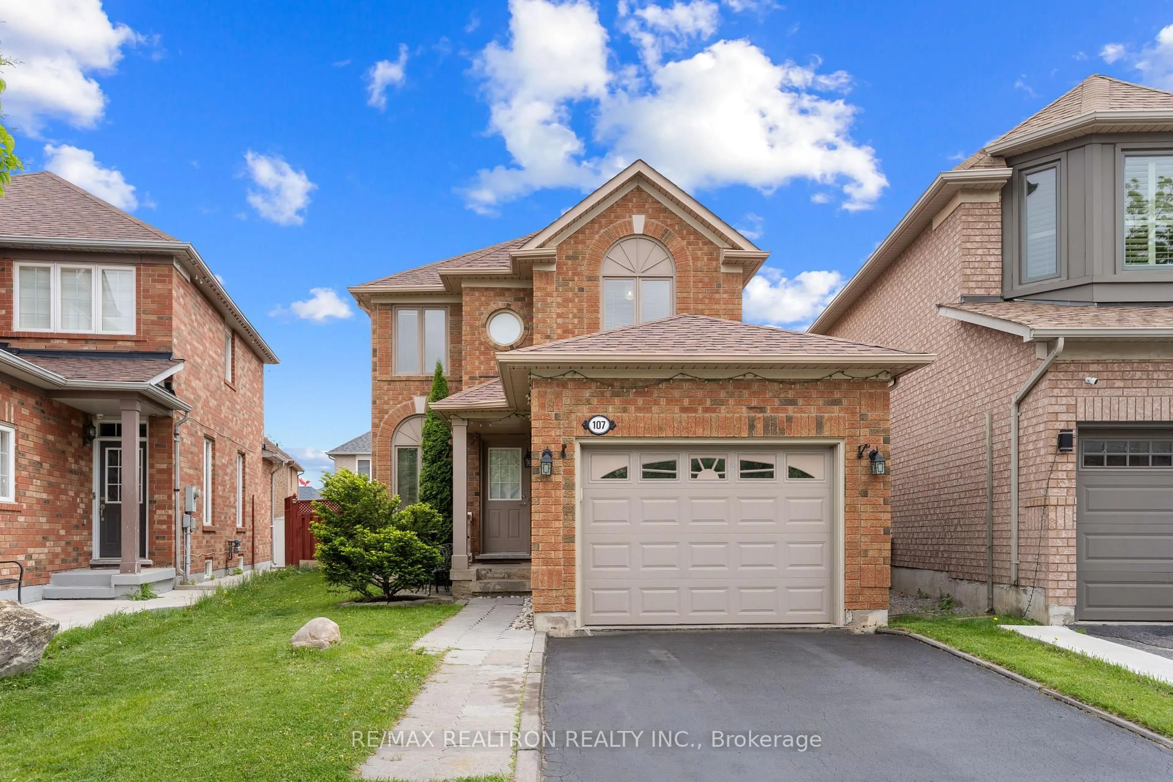 Home with brick exterior material, street for 107 Narrow Valley Cres, Brampton Ontario L6R 2M5
