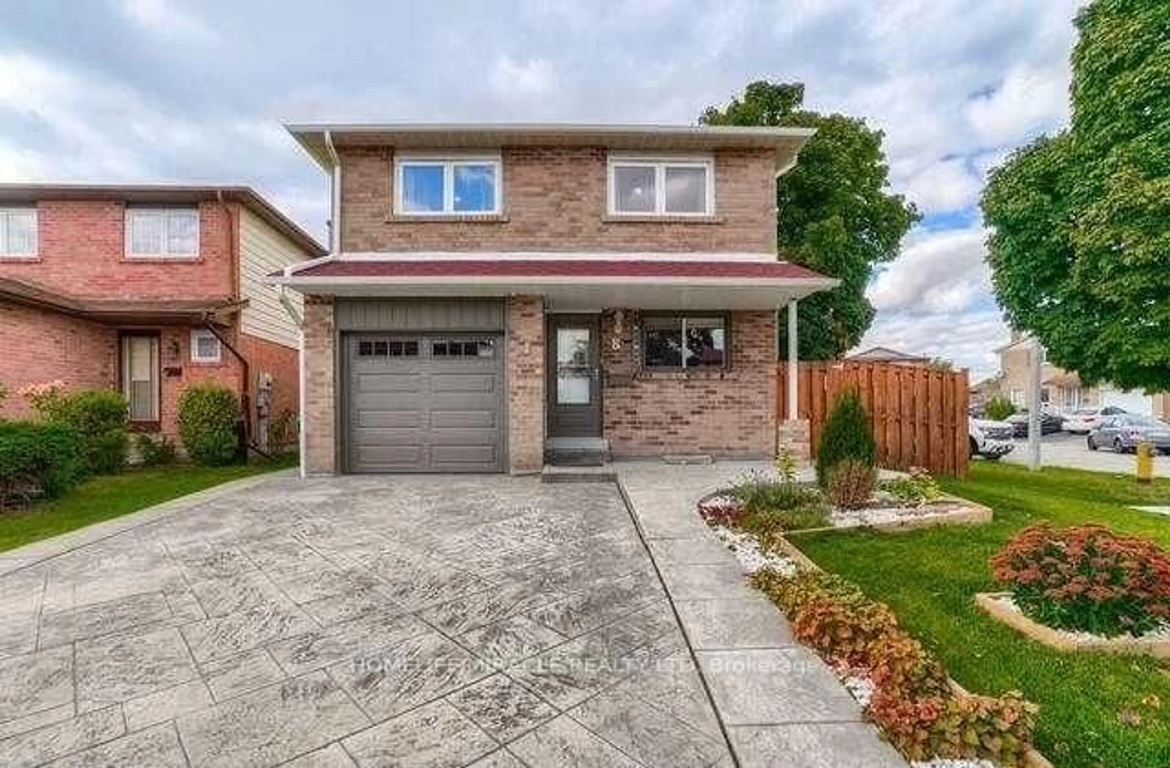 Home with brick exterior material, street for 8 Franca Cres, Toronto Ontario M9V 4S2
