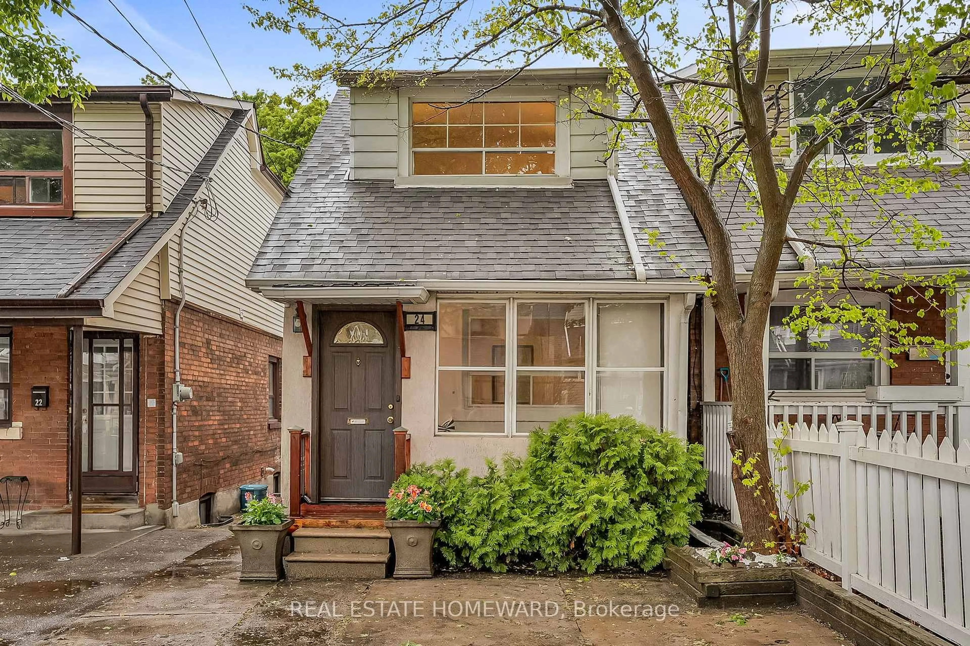 Home with brick exterior material, street for 24 Norval St, Toronto Ontario M6N 3Z2