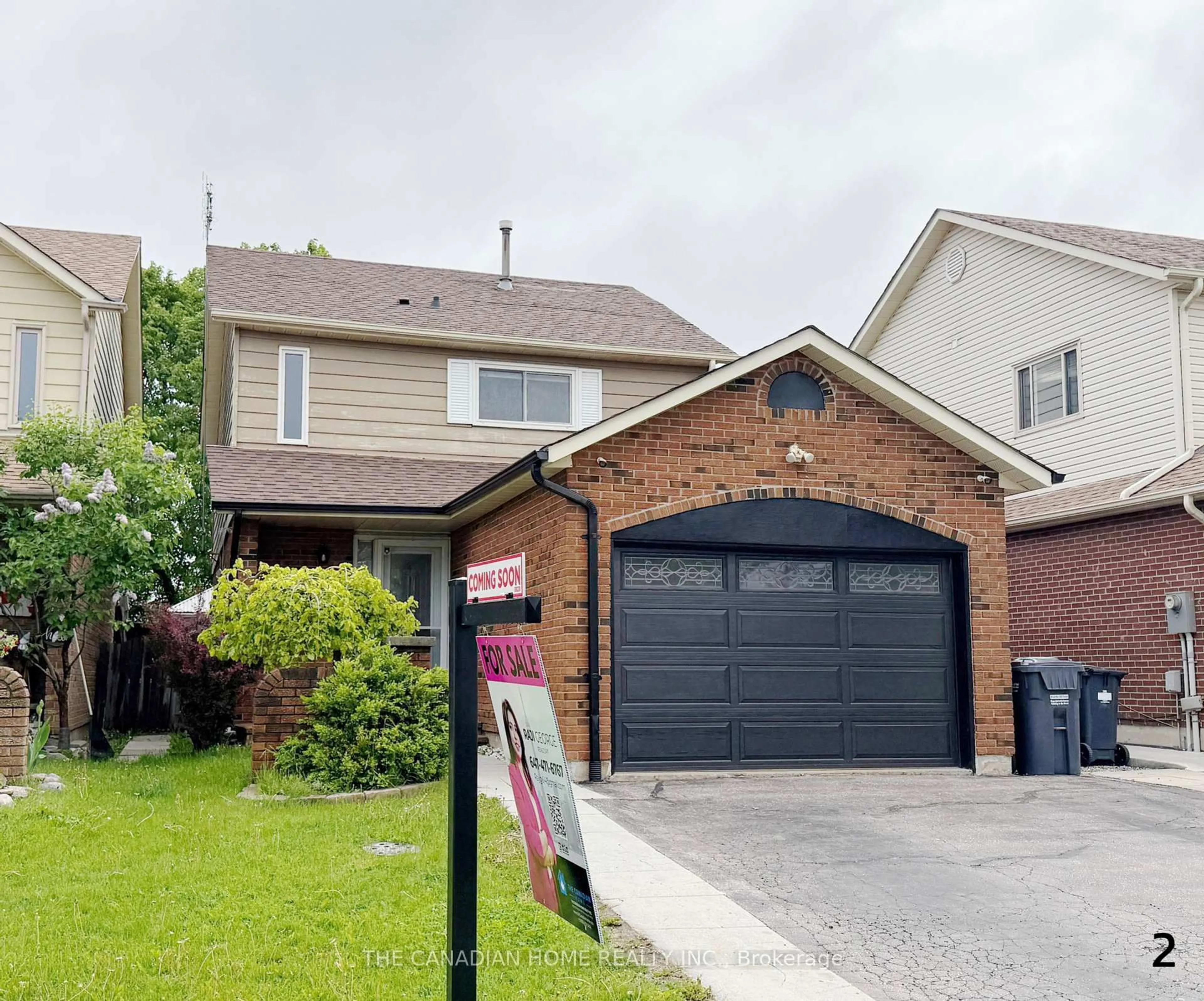 Home with brick exterior material, street for 184 Weybridge Tr, Brampton Ontario L6V 3W2