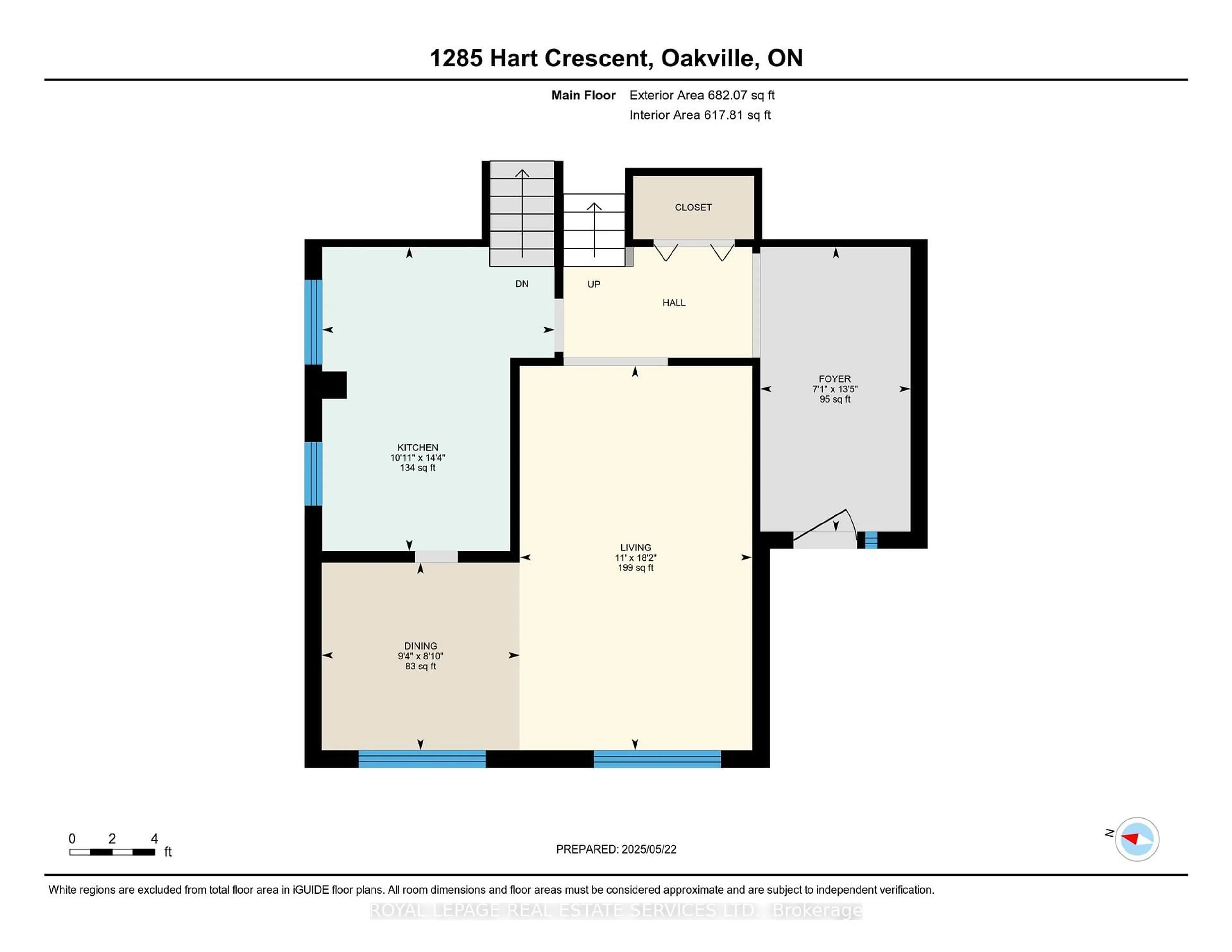 Floor plan for 1285 Hart Cres, Oakville Ontario L6H 2M6