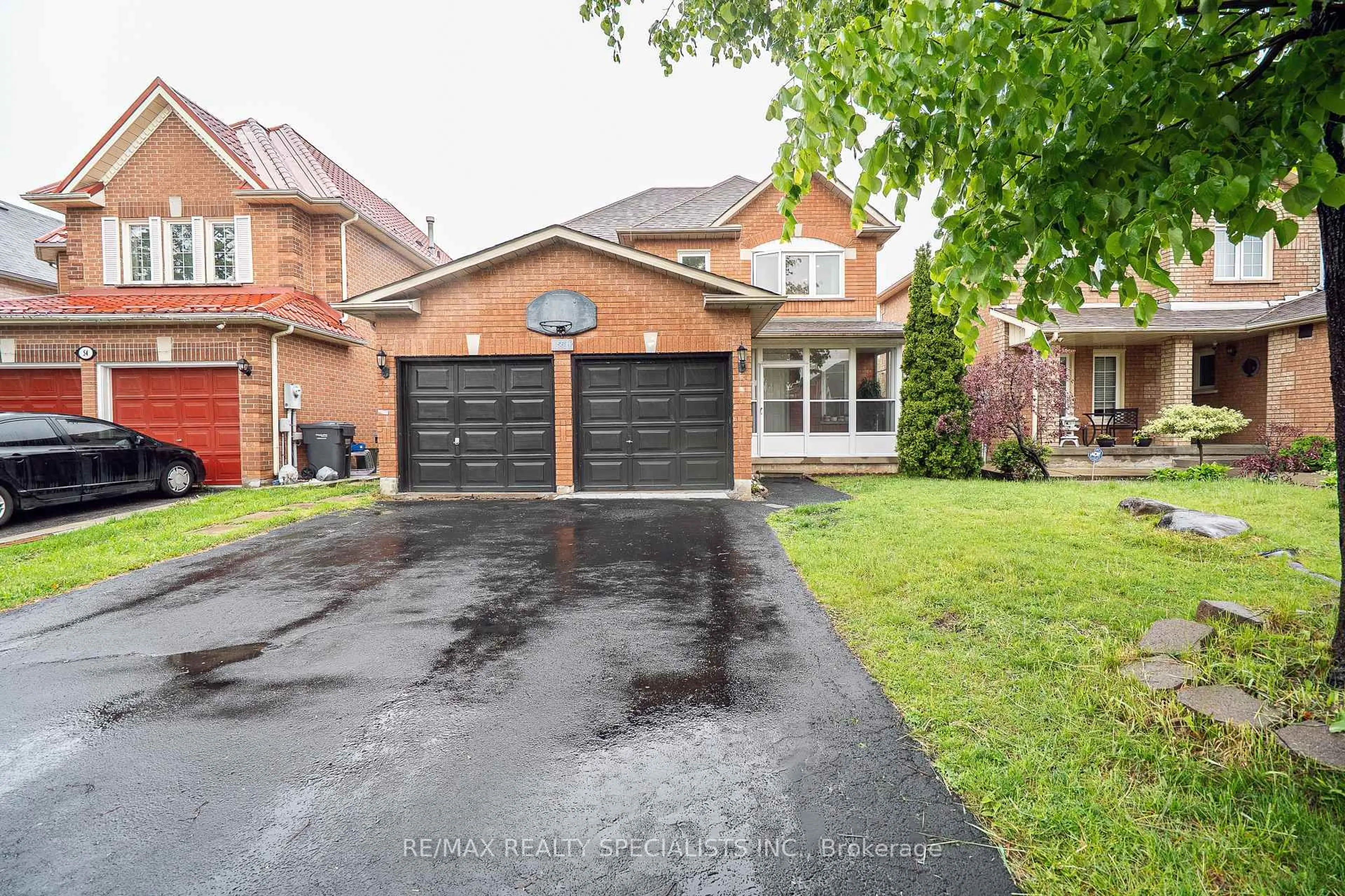 Home with brick exterior material, street for 56 Hood Cres, Brampton Ontario L6Y 4S7
