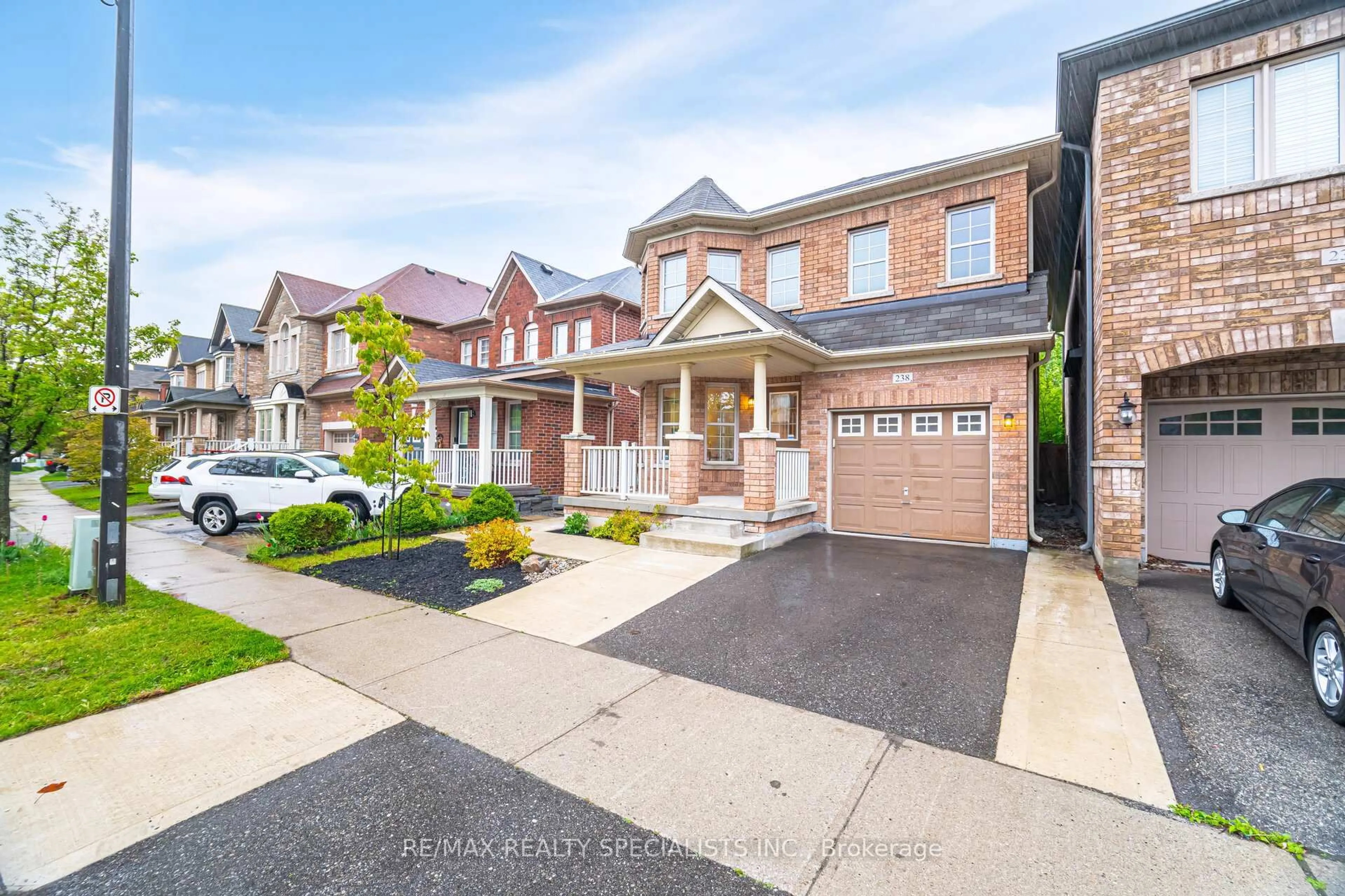 Home with brick exterior material, street for 238 Giddings Cres, Milton Ontario L9T 7A7