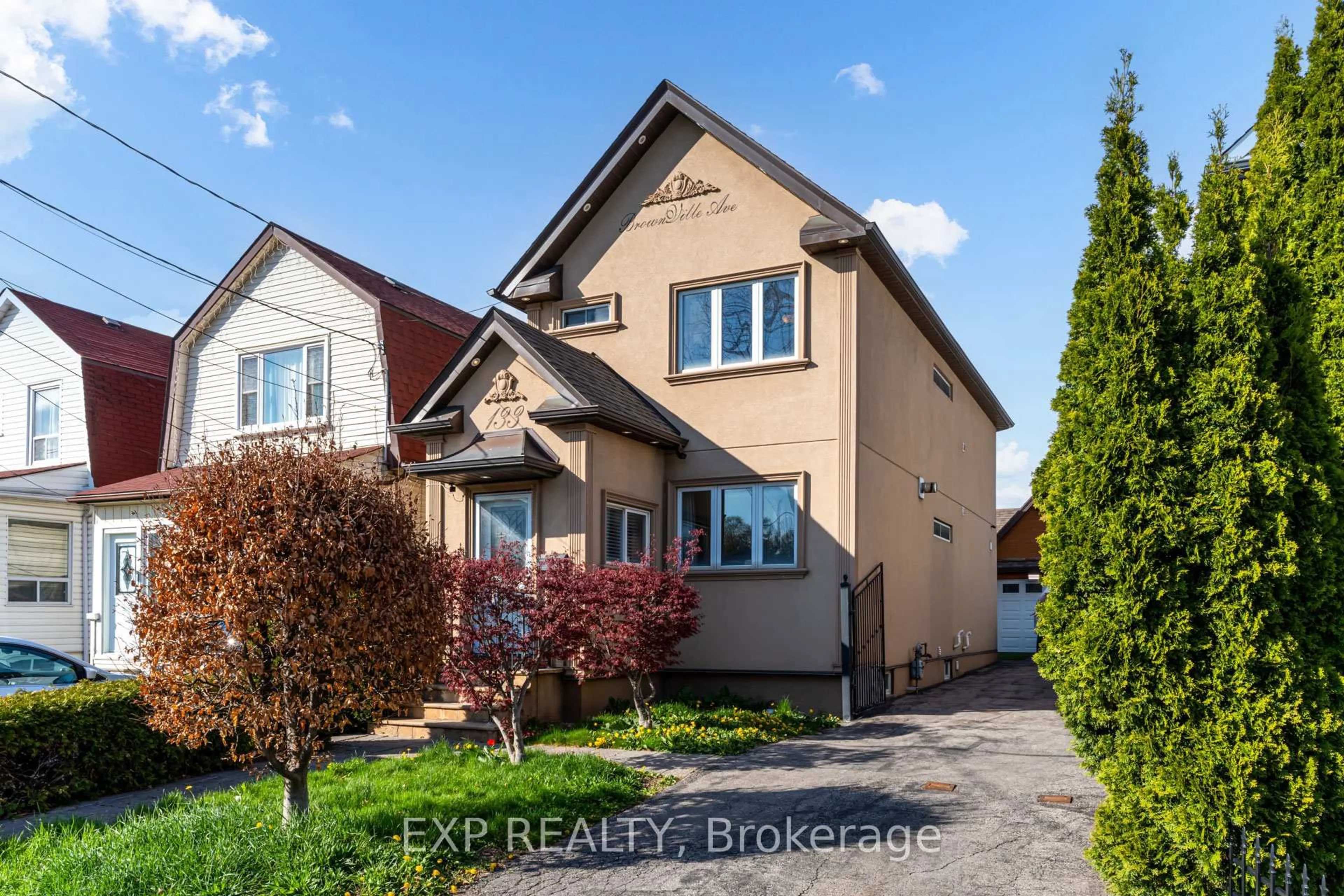 Home with brick exterior material, street for 133 Brownville Ave, Toronto Ontario M6N 4L2