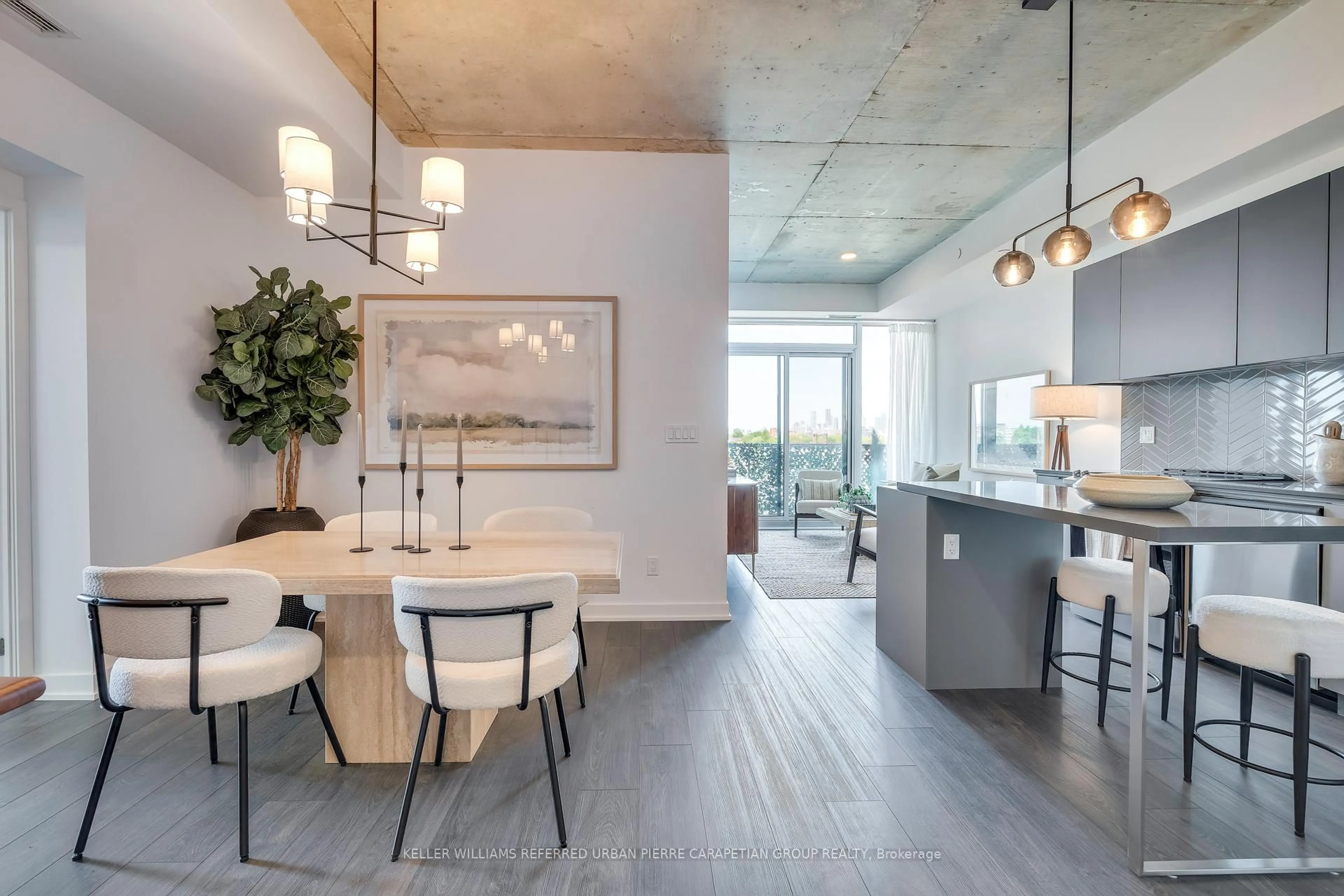 Open concept kitchen, unknown for 57 Brock Ave #608, Toronto Ontario M3H 3N2