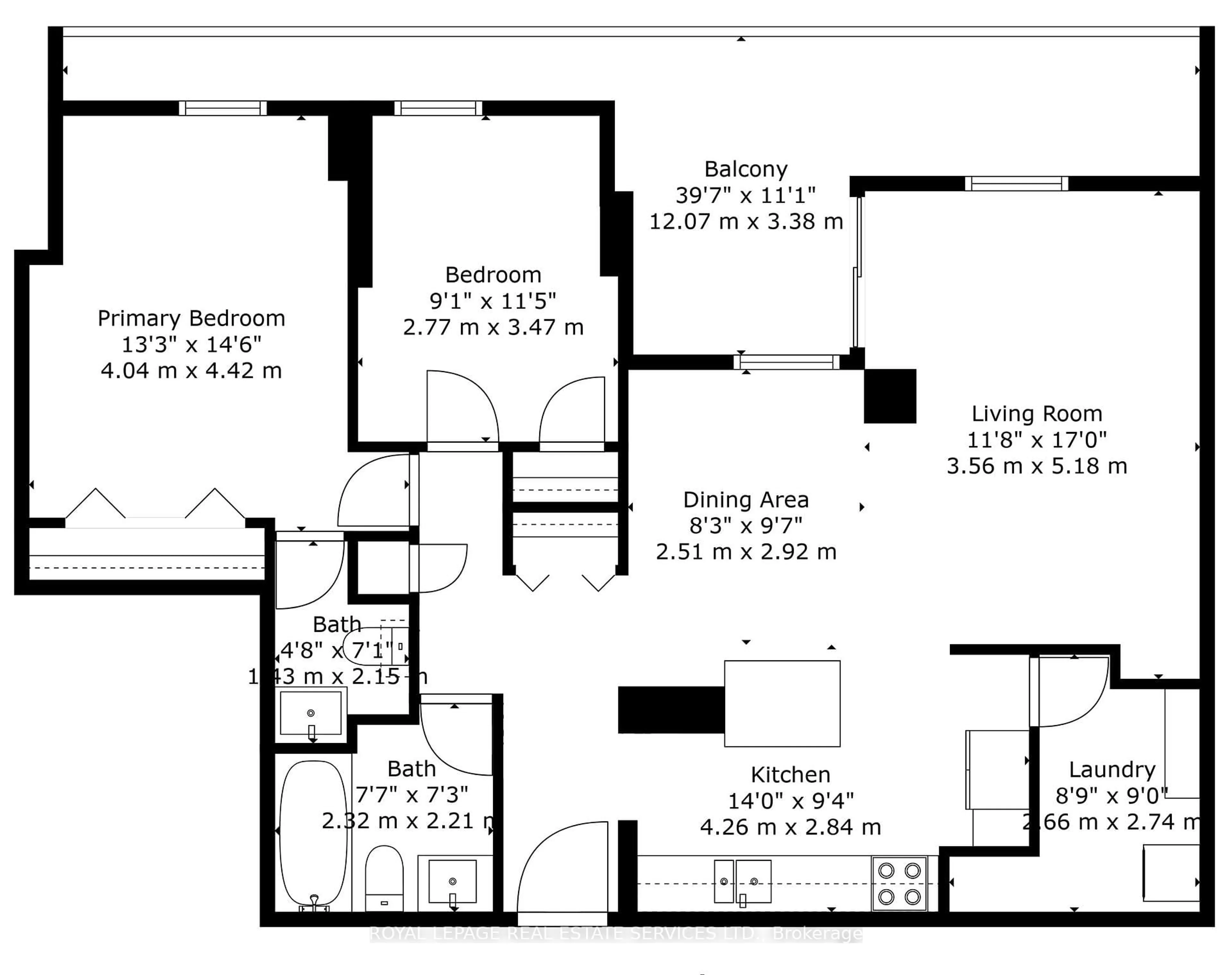 Floor plan for 1300 Mississauga Valley Blvd #203, Mississauga Ontario L5A 3S8