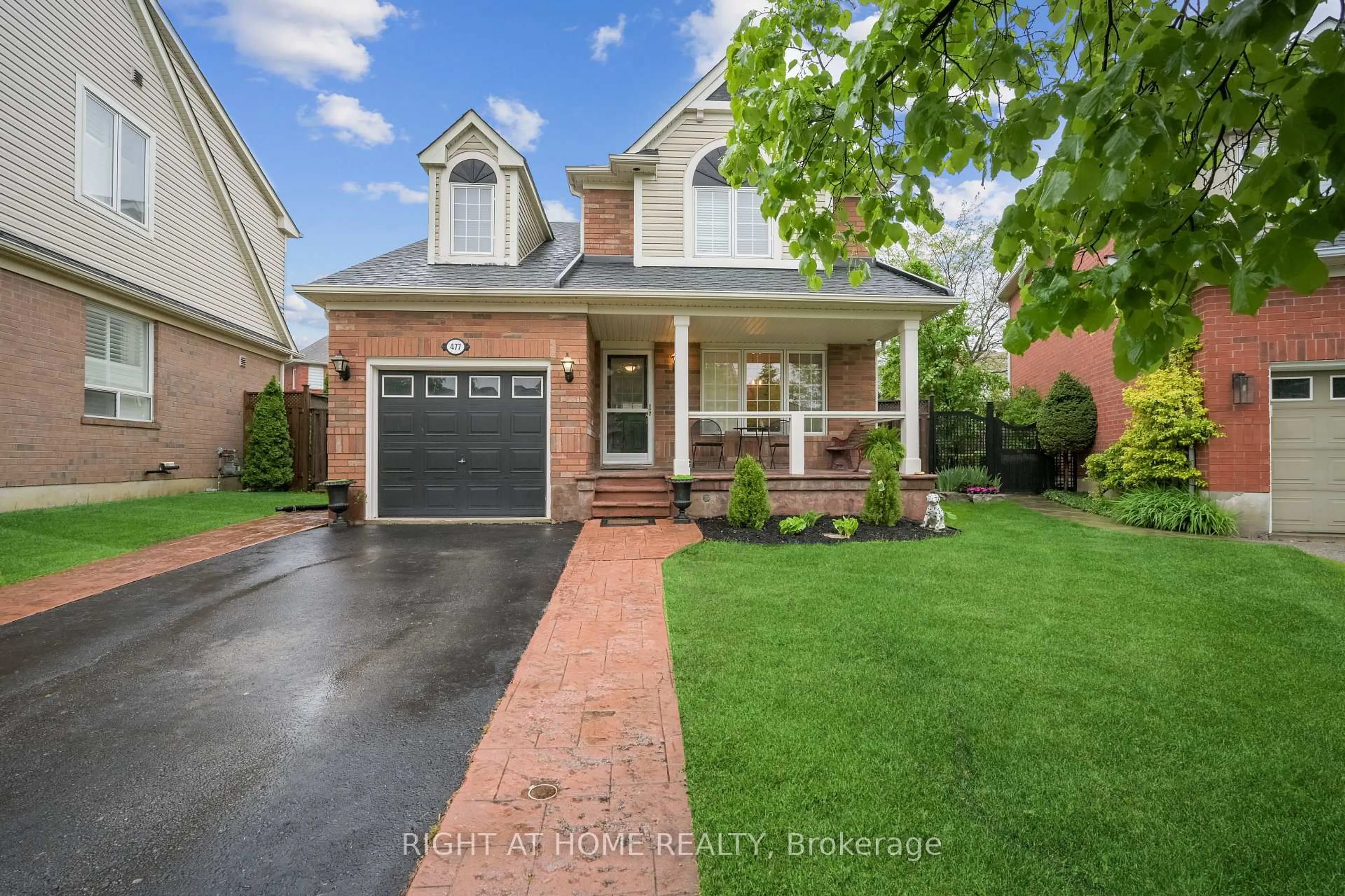 Home with brick exterior material, street for 477 Farlow Cres, Milton Ontario L9T 5M8