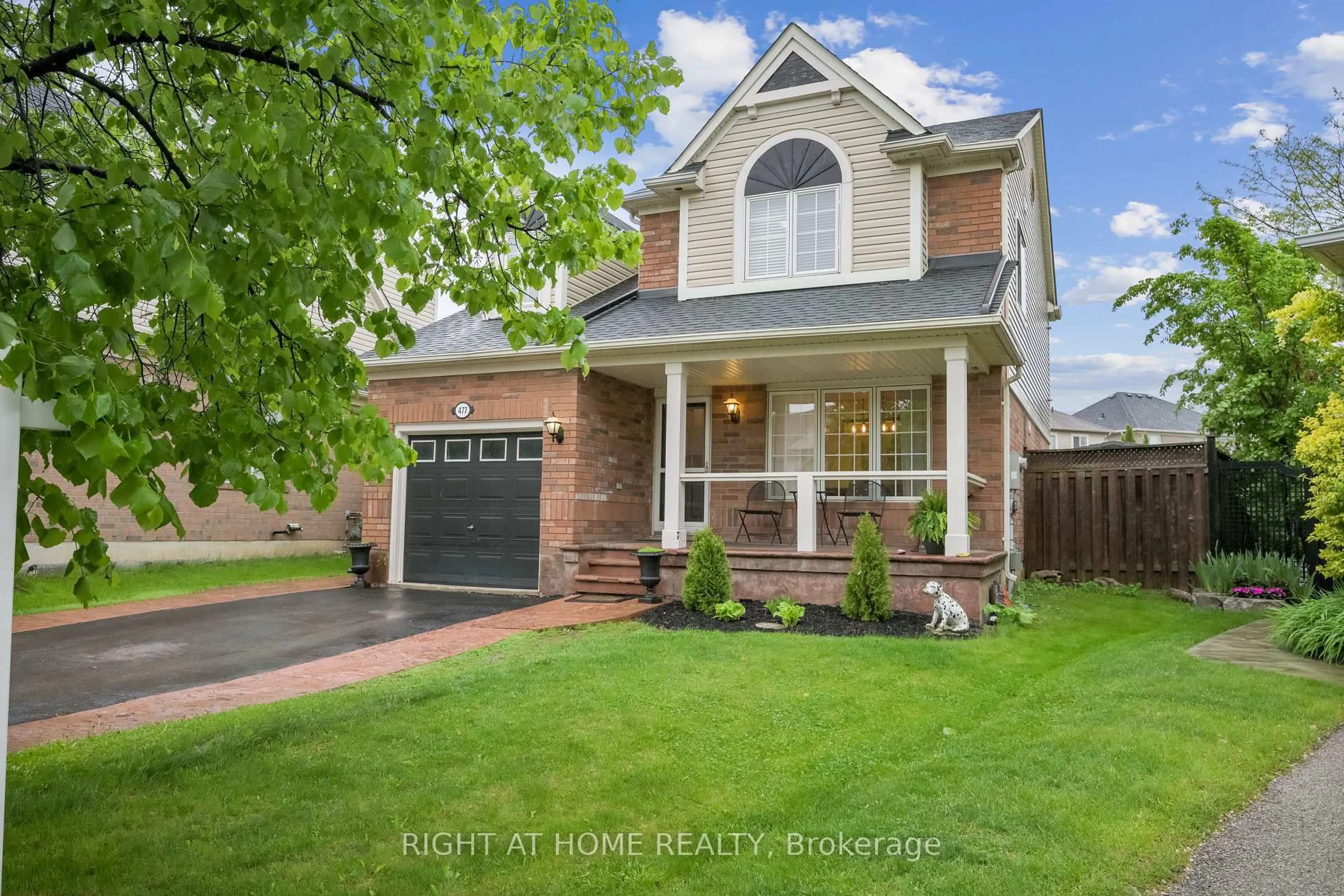 Home with brick exterior material, street for 477 Farlow Cres, Milton Ontario L9T 5M8