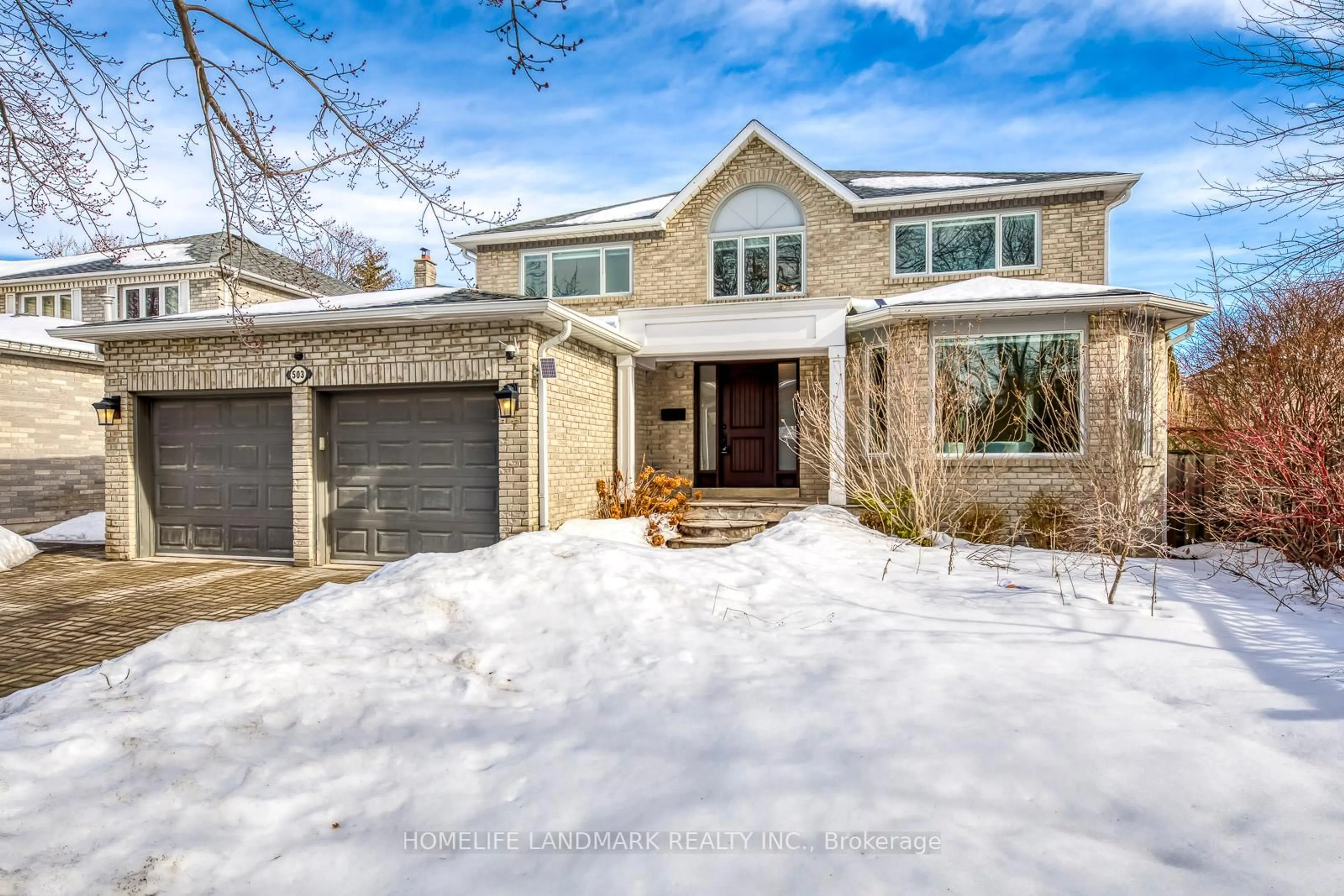 Home with brick exterior material, street for 503 Blenheim Cres, Oakville Ontario L6J 6P5
