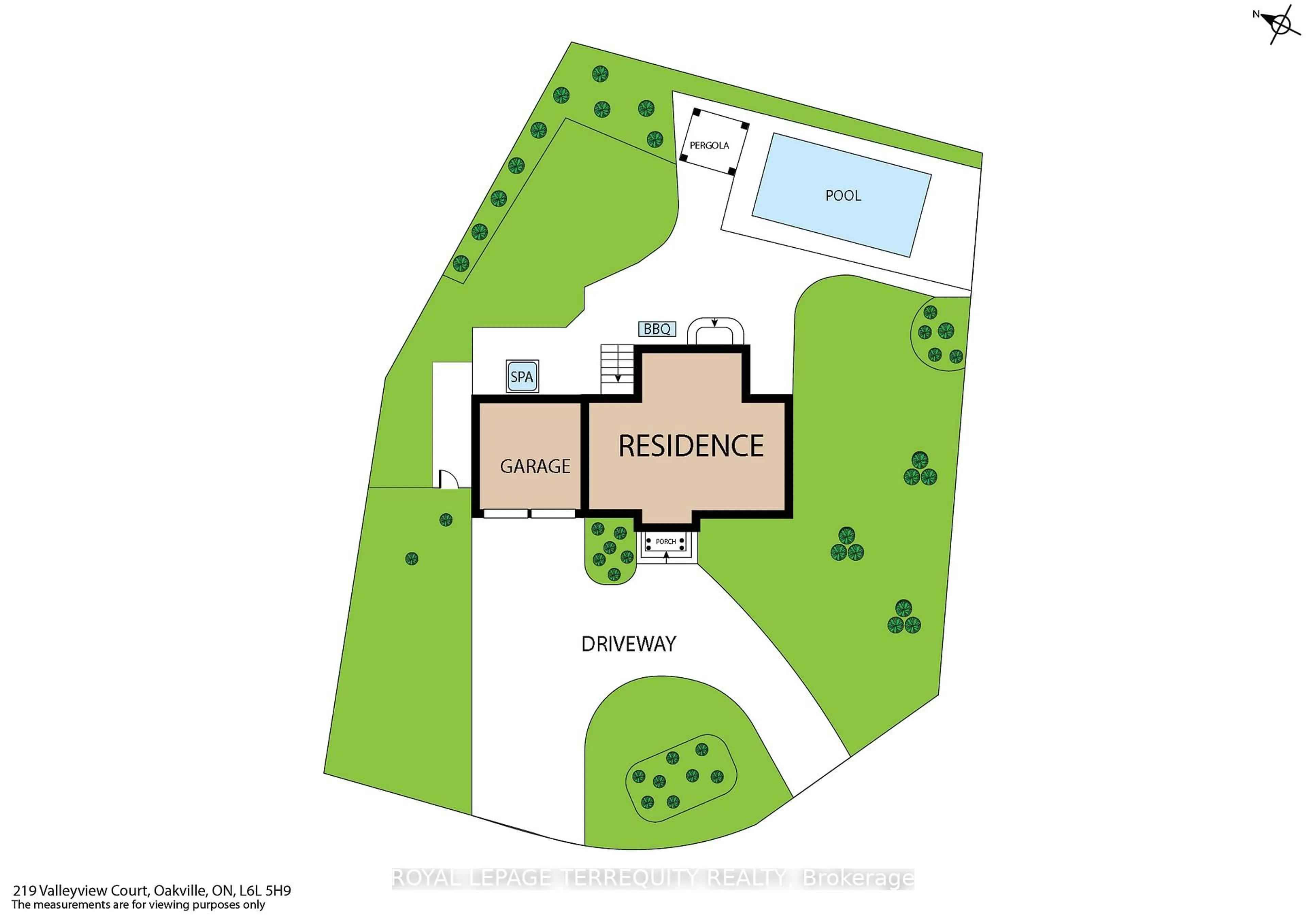 Floor plan for 219 Valleyview Crt, Oakville Ontario L6L 5H9