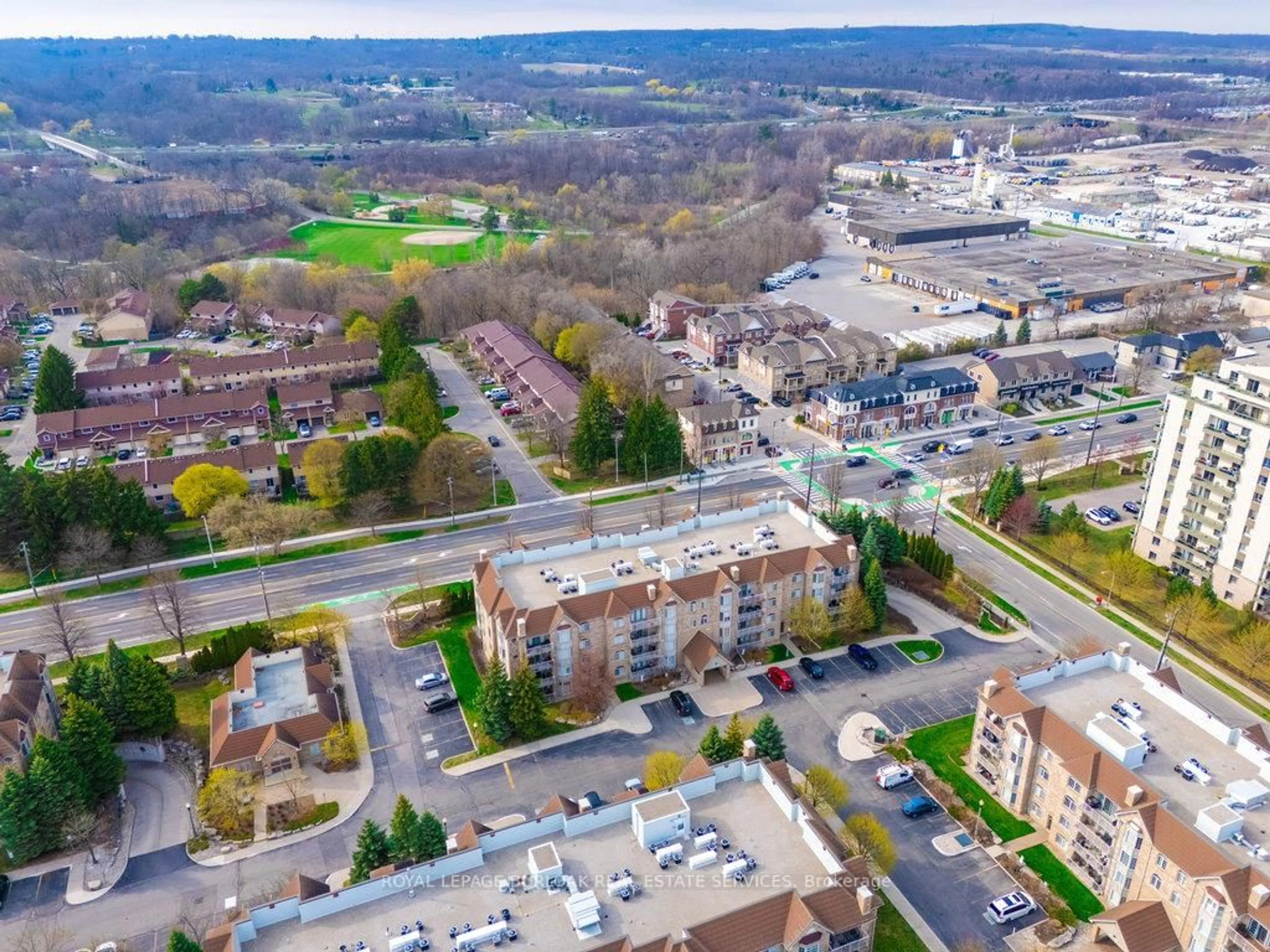 A pic from outside/outdoor area/front of a property/back of a property/a pic from drone, unknown for 216E Plains Rd #109, Burlington Ontario L7T 4L1