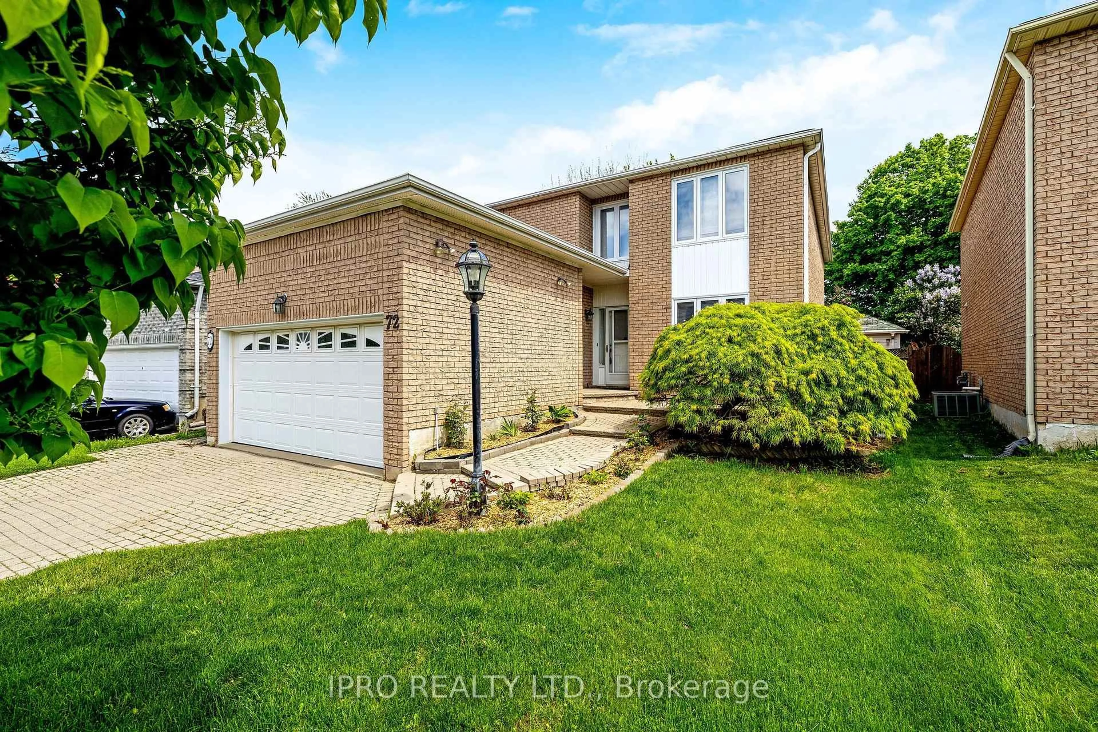 Home with brick exterior material, street for 72 Webster Way, Halton Hills Ontario L7G 5J5