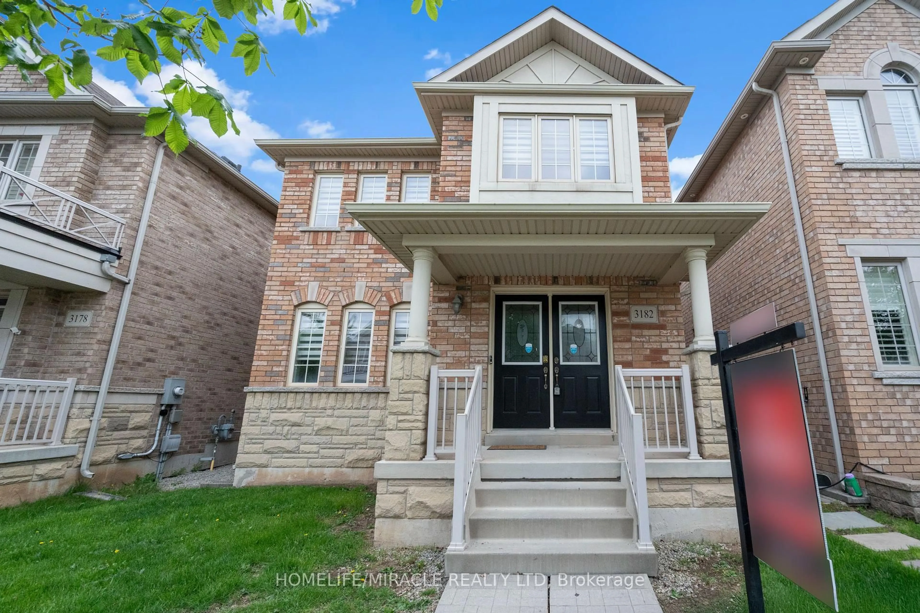 Home with brick exterior material, street for 3182 Robert Brown Blvd, Oakville Ontario L6M 0P2