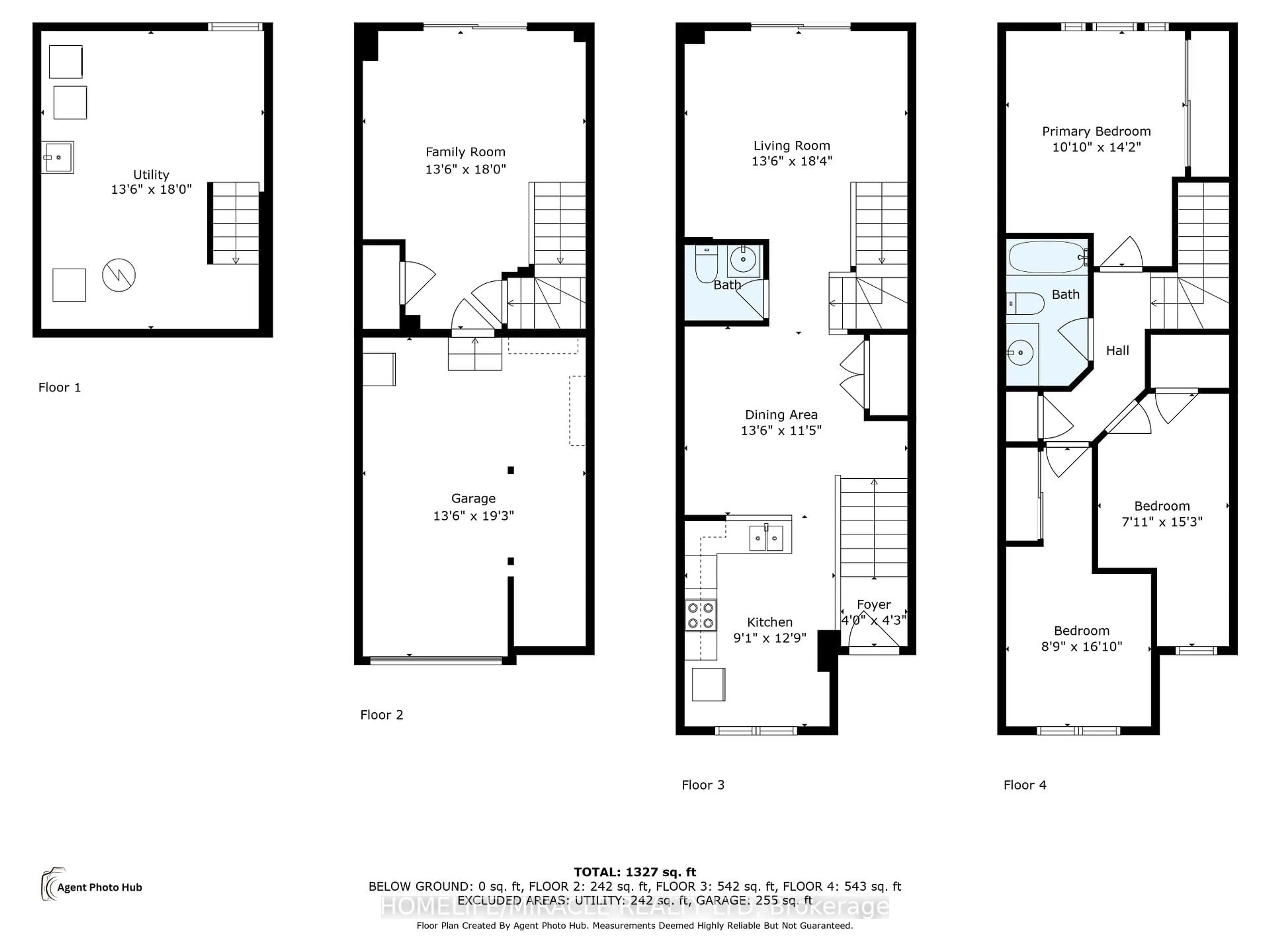 Floor plan for 7081 Fairmeadow Cres, Mississauga Ontario L5N 8R6