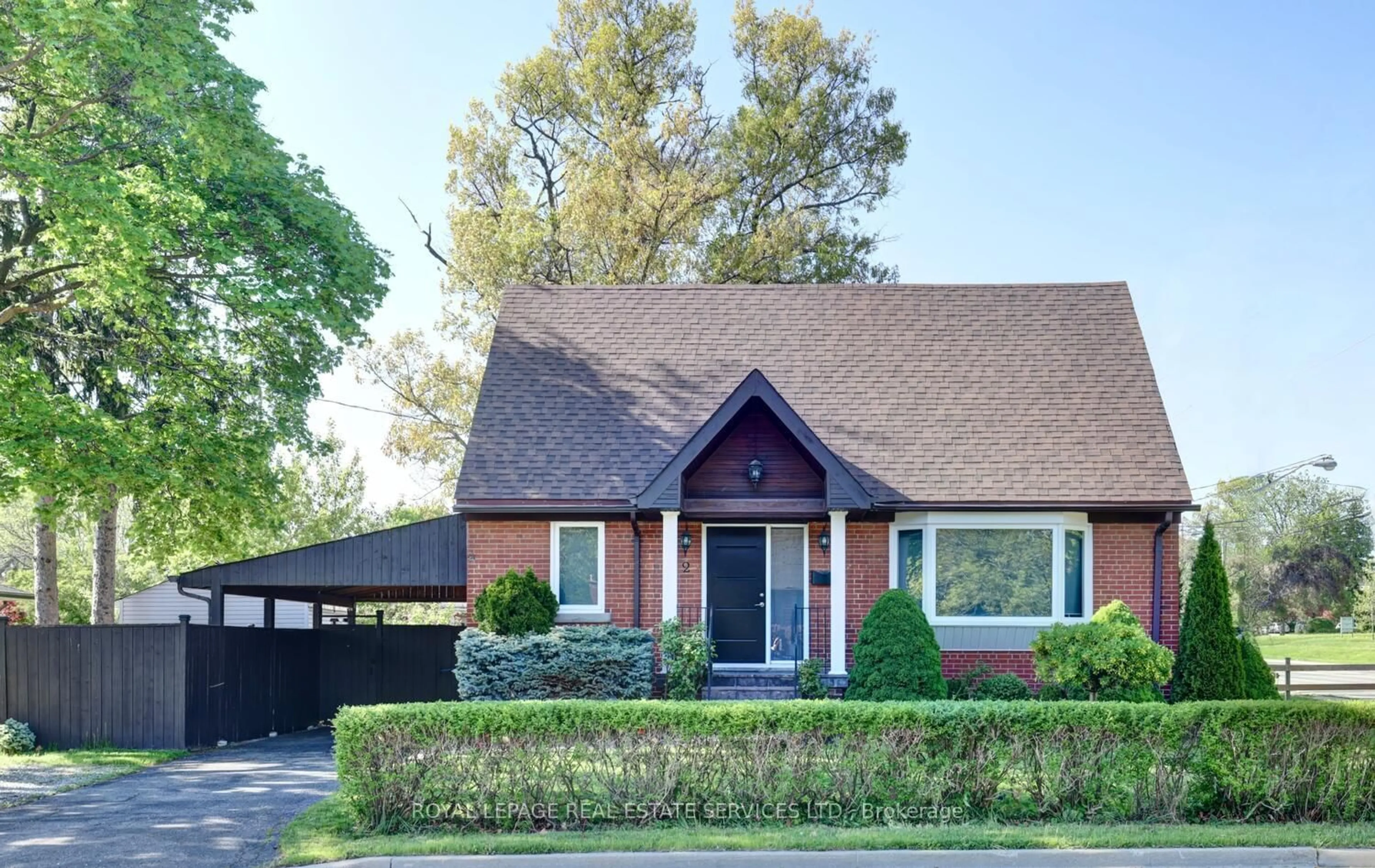 Home with brick exterior material, street for 2 North Heights Rd, Toronto Ontario M9B 2T1