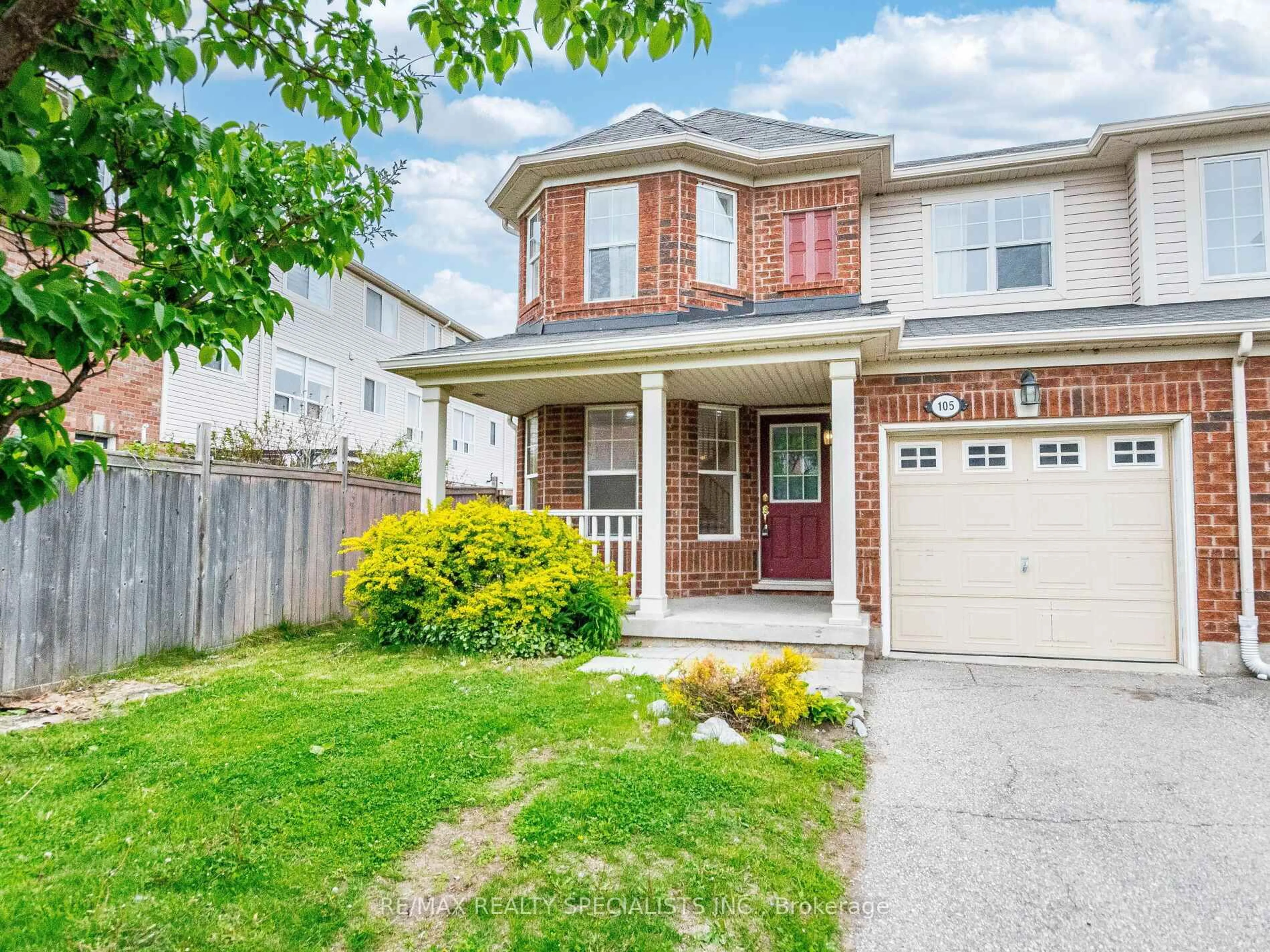 Home with brick exterior material, street for 105 DECKER HOLLOW Circ, Brampton Ontario L6X 0L5
