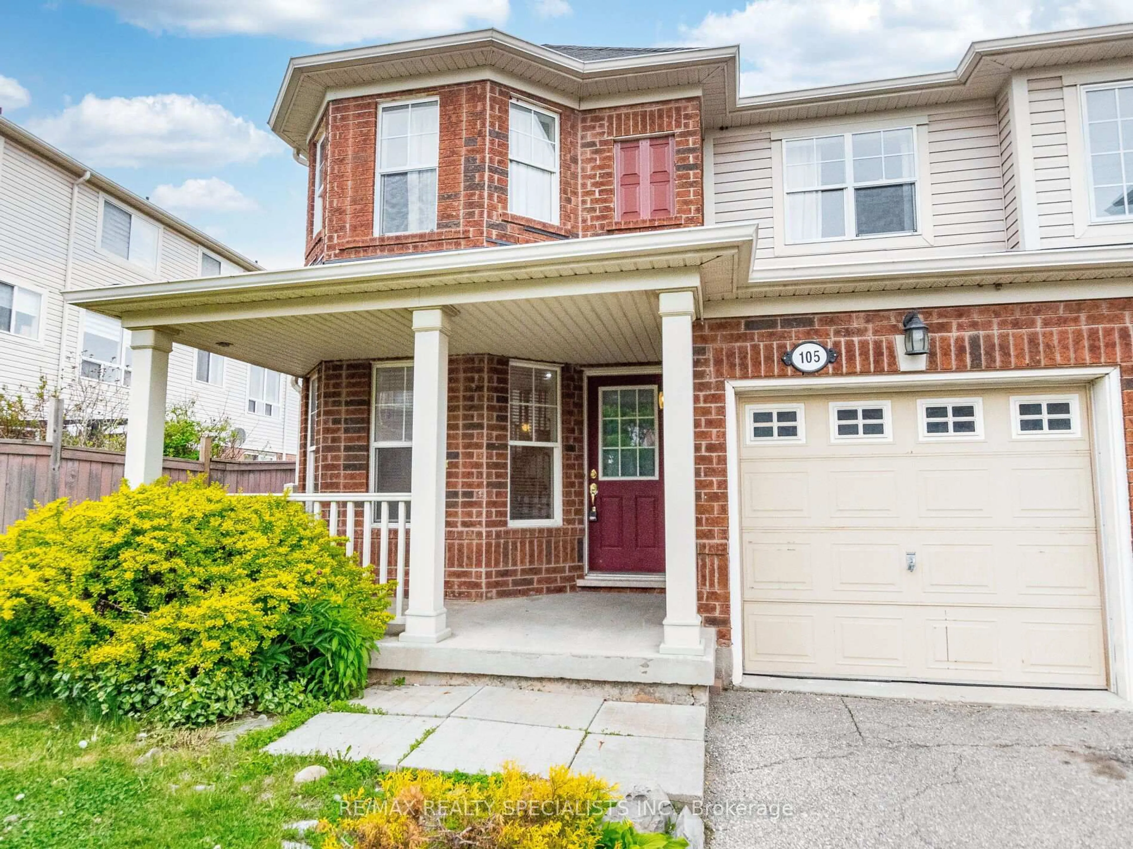 Home with brick exterior material, street for 105 DECKER HOLLOW Circ, Brampton Ontario L6X 0L5