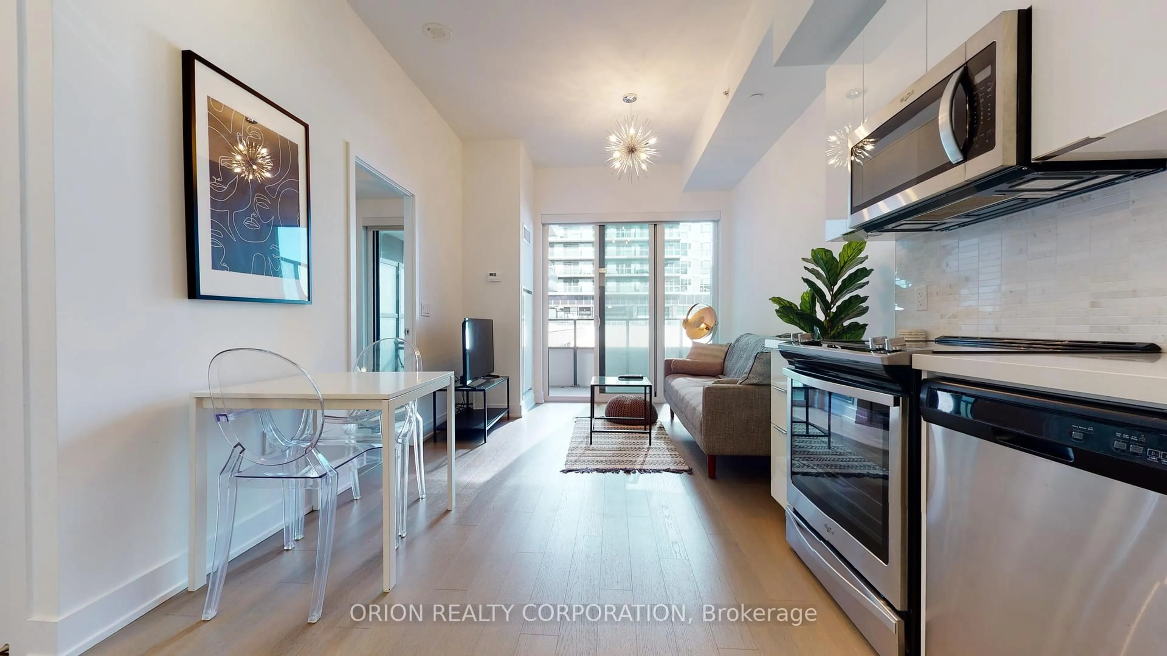 Living room with furniture, unknown for 30 Shore Breeze Dr #332, Toronto Ontario M8V 0J1