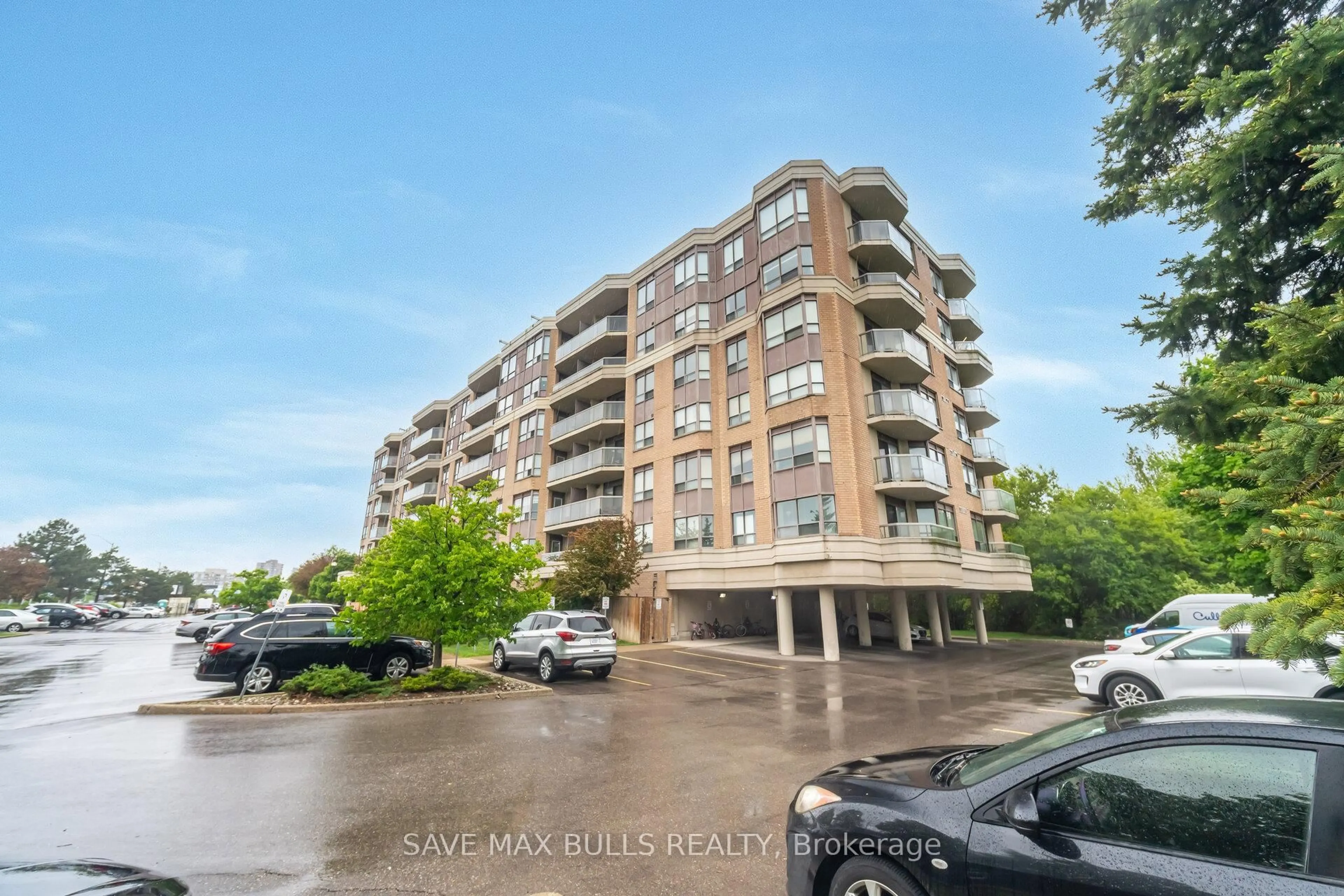 A pic from outside/outdoor area/front of a property/back of a property/a pic from drone, unknown for 300 Ray Lawson Blvd #303, Brampton Ontario L6Y 5H5