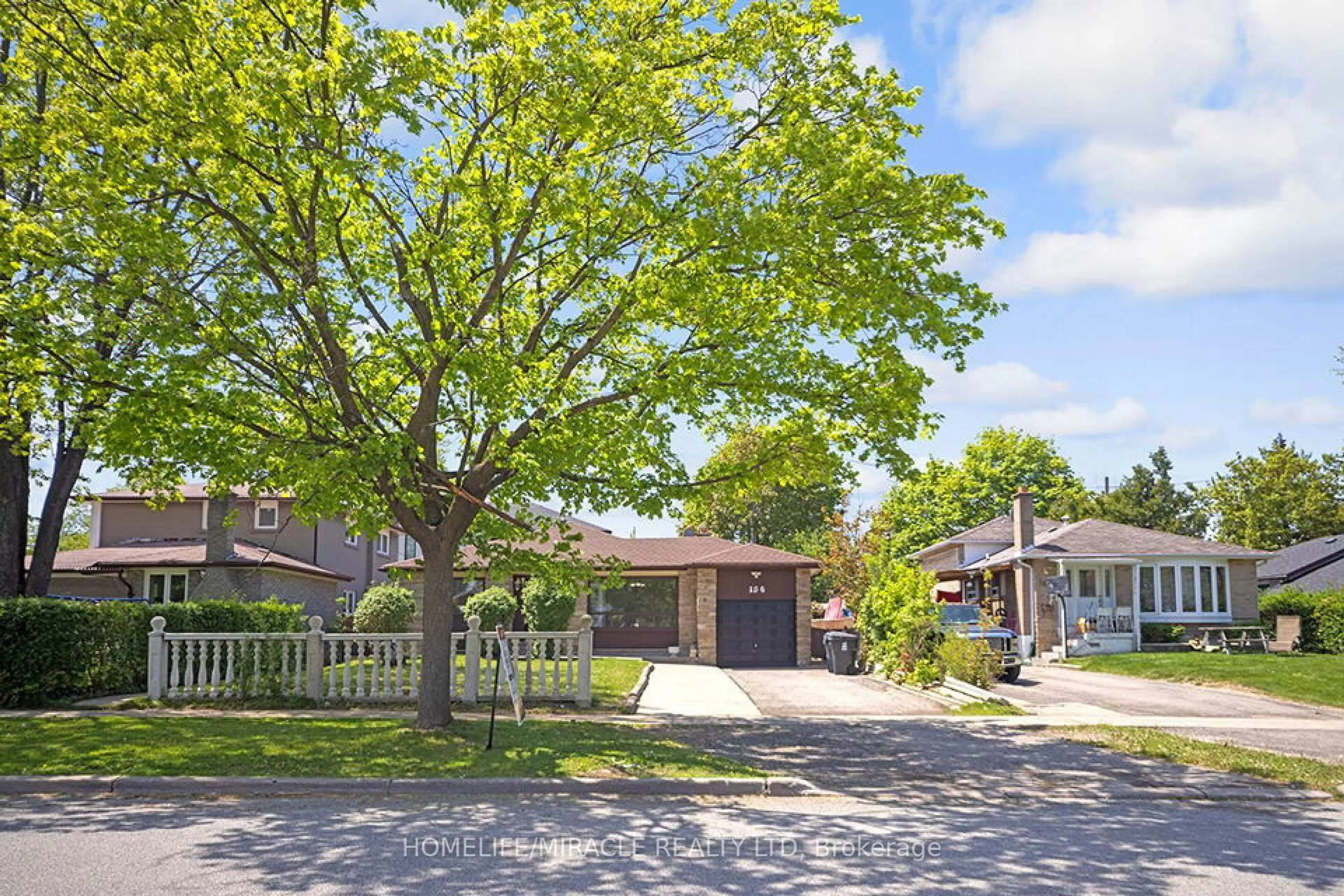 A pic from outside/outdoor area/front of a property/back of a property/a pic from drone, street for 106 Silverstone Dr, Toronto Ontario M9V 3G7