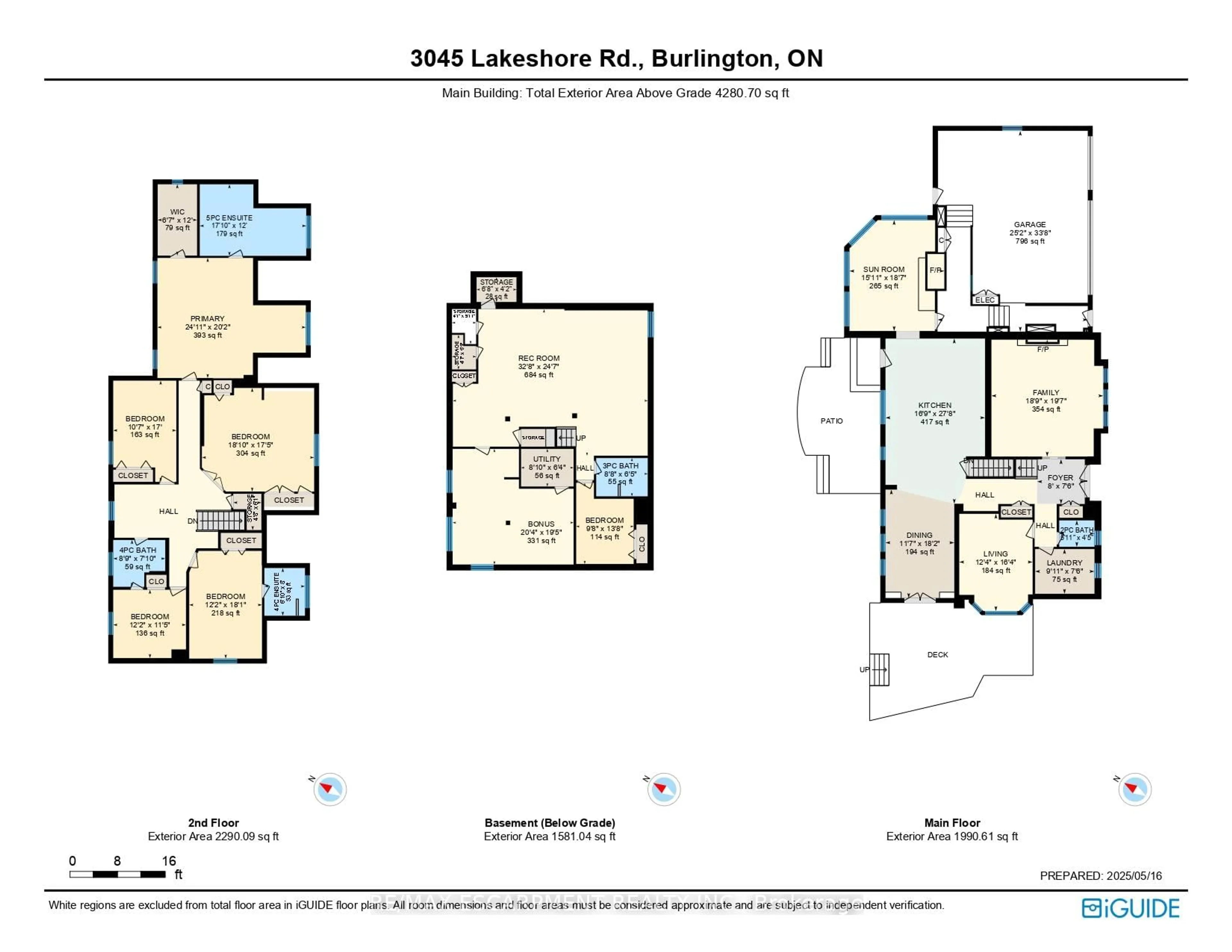 Floor plan for 3045 Lakeshore Rd, Burlington Ontario L7N 1A2