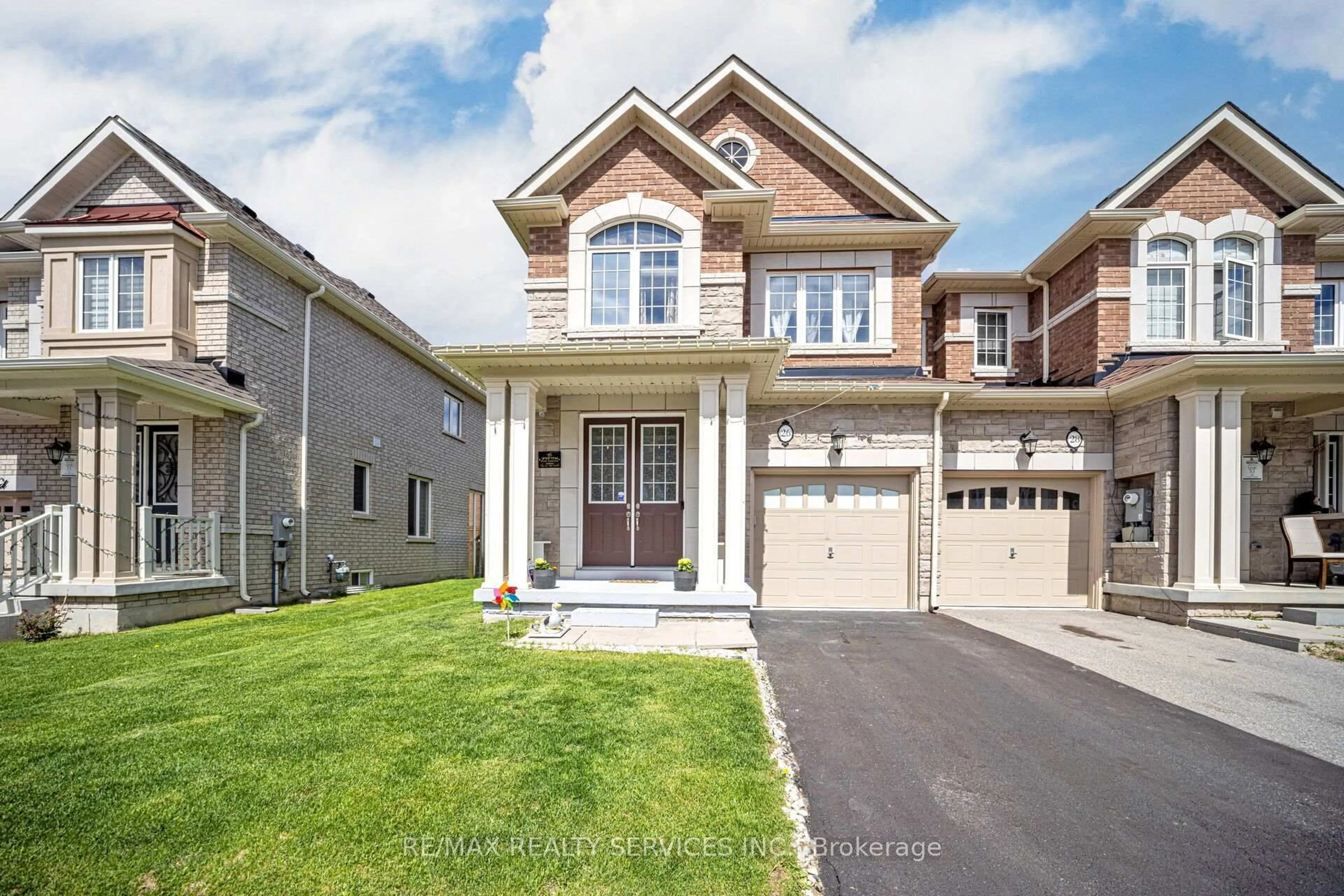 Home with brick exterior material, street for 26 Fresnel Rd, Brampton Ontario L7A 4Z3