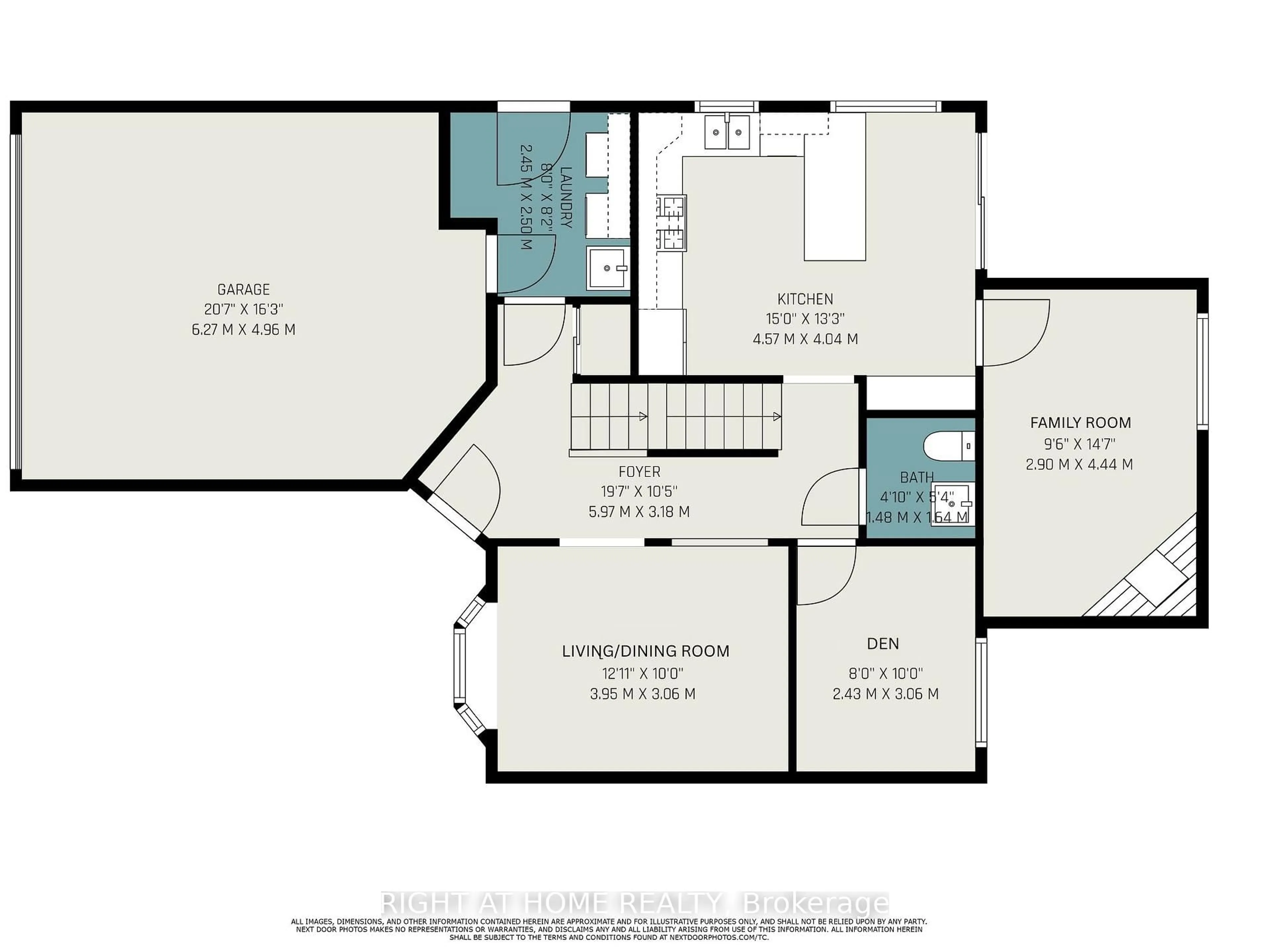 Floor plan for 6829 Markwood Pl, Mississauga Ontario L5N 4K7