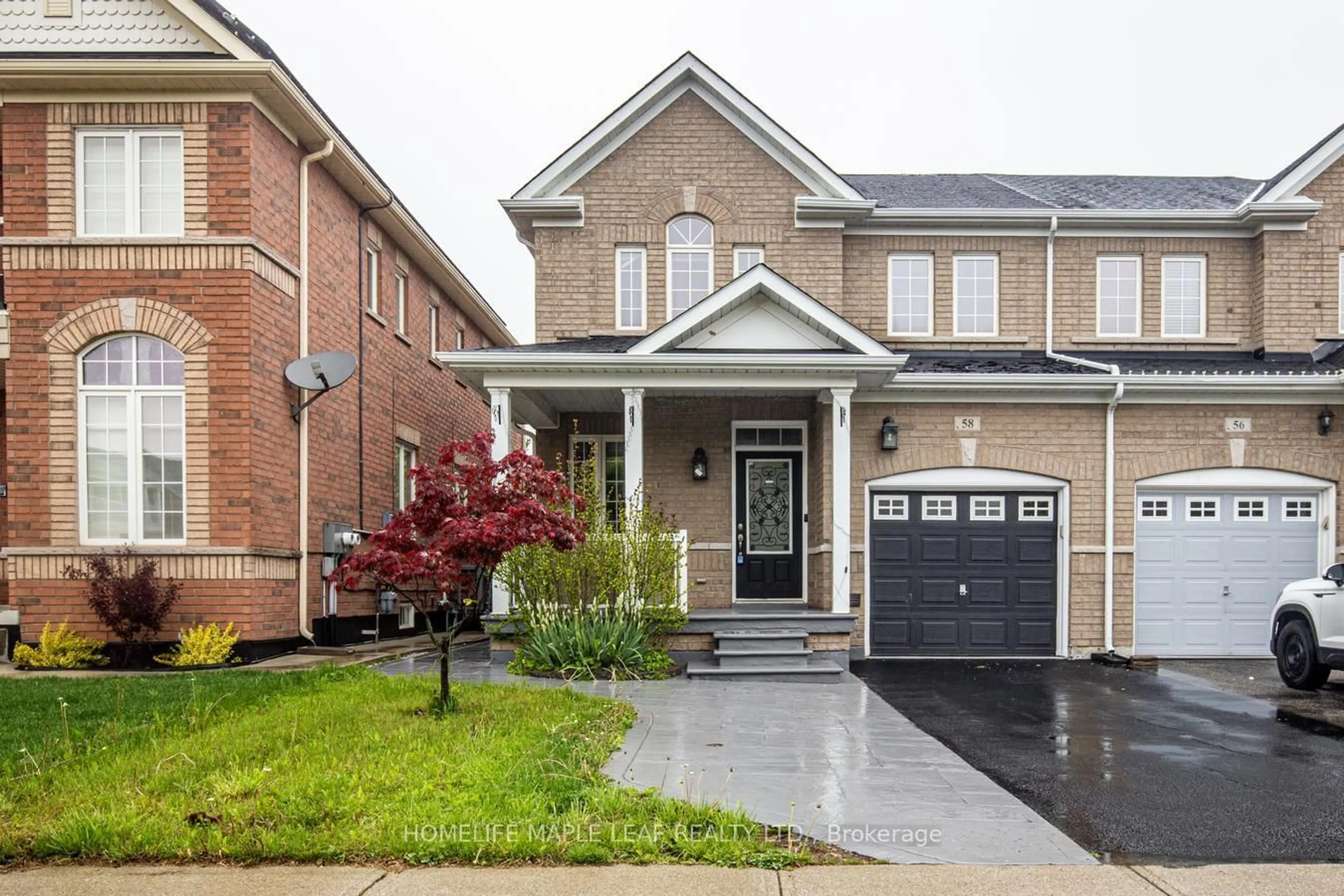 Home with brick exterior material, street for 58 Begonia Cres, Brampton Ontario L7A 0M6