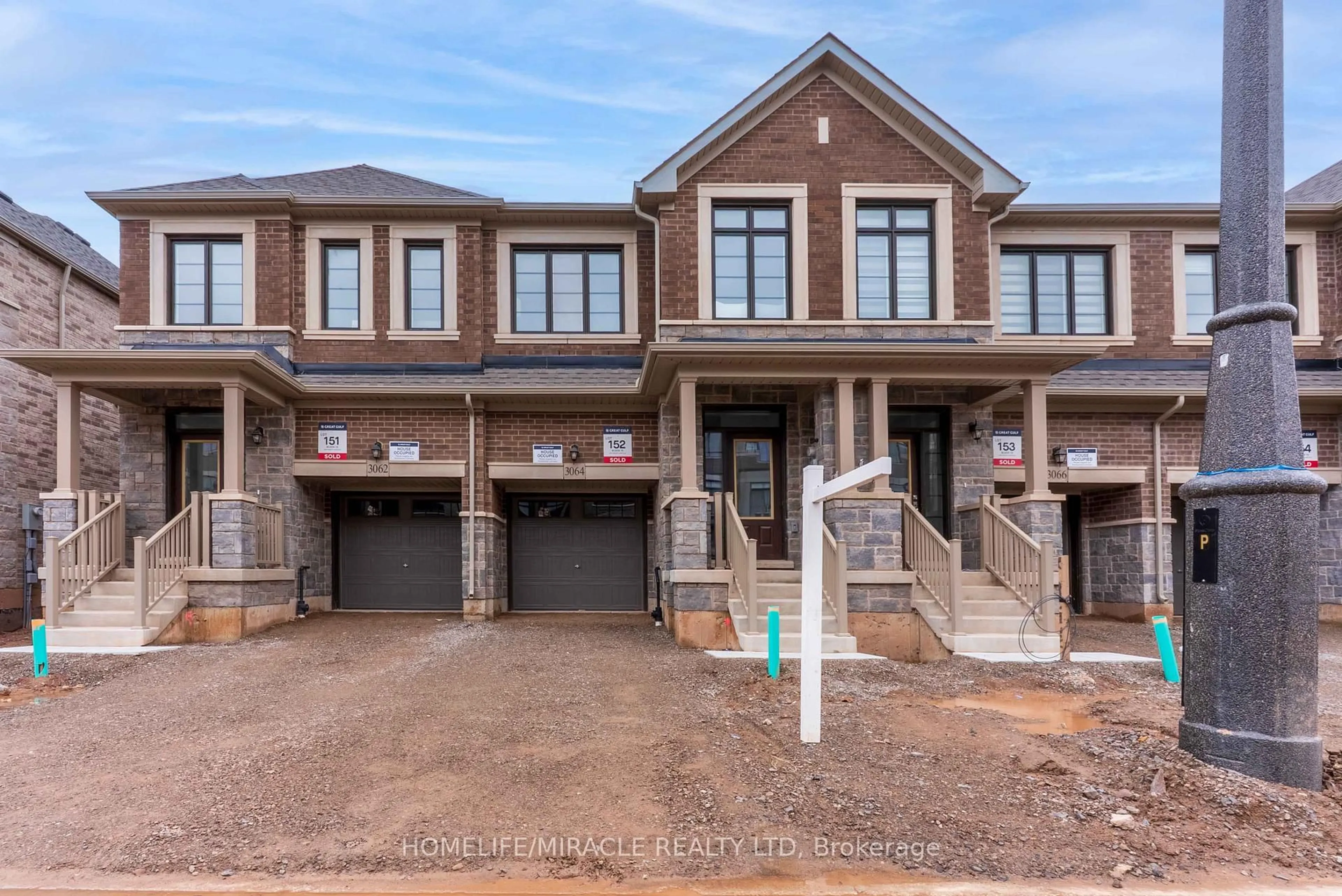 Home with brick exterior material, street for 3064 Robert Lamb Blvd, Oakville Ontario L6H 7H5