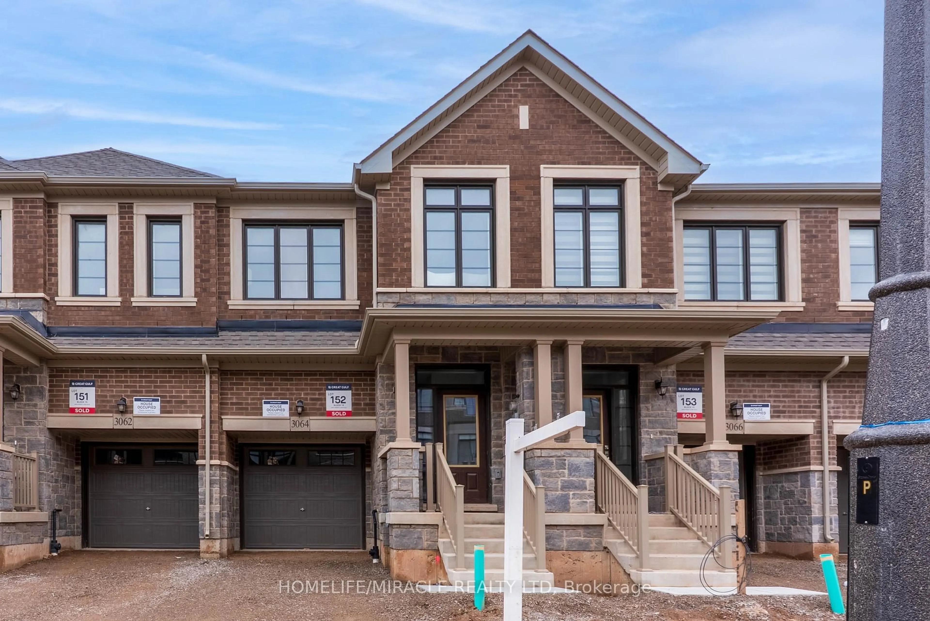 Home with brick exterior material, street for 3064 Robert Lamb Blvd, Oakville Ontario L6H 7H5
