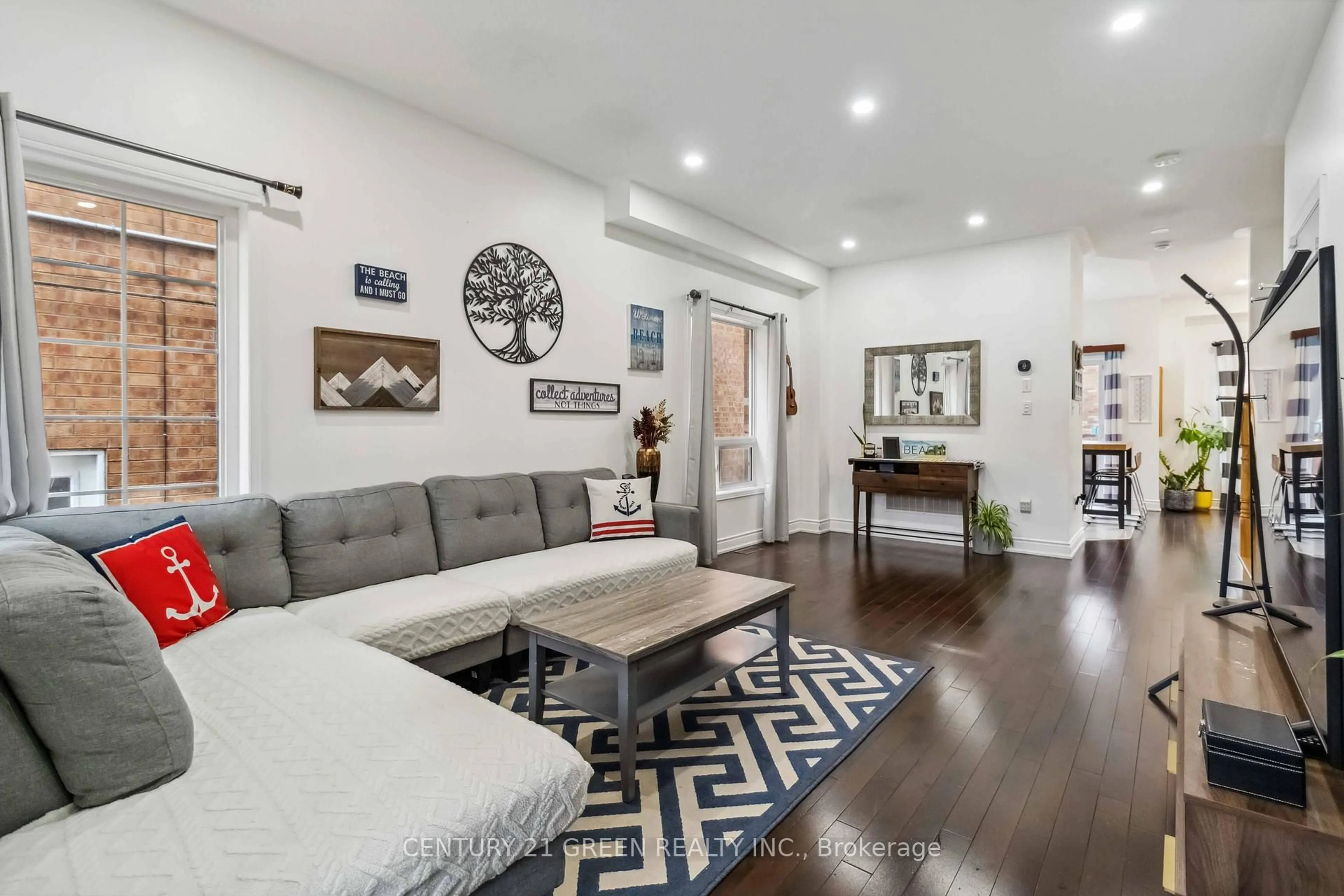 Living room with furniture, unknown for 98 Personna Circ, Brampton Ontario L6X 0S9