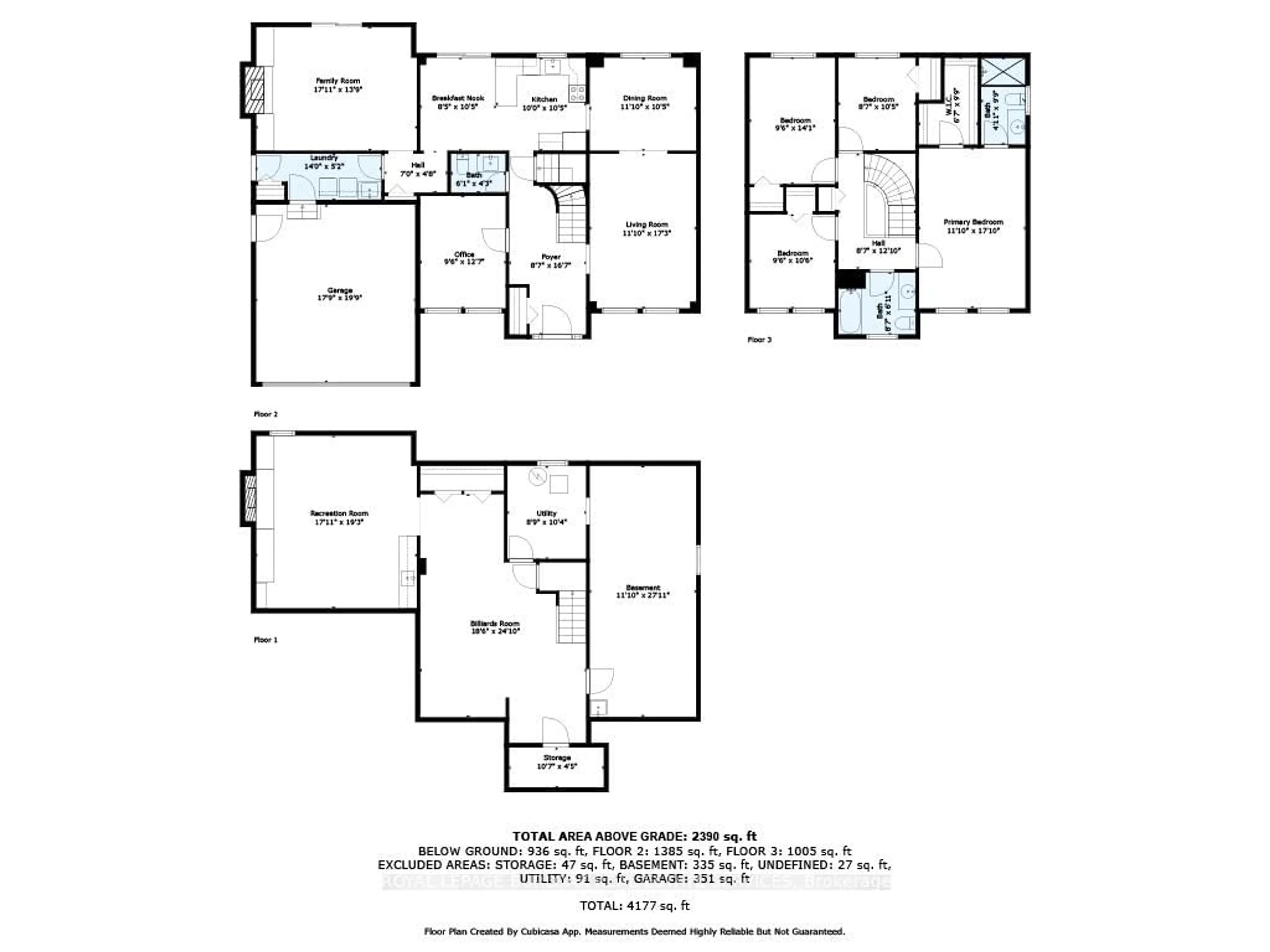 Floor plan for 318 Slade Cres, Oakville Ontario L6K 3R4