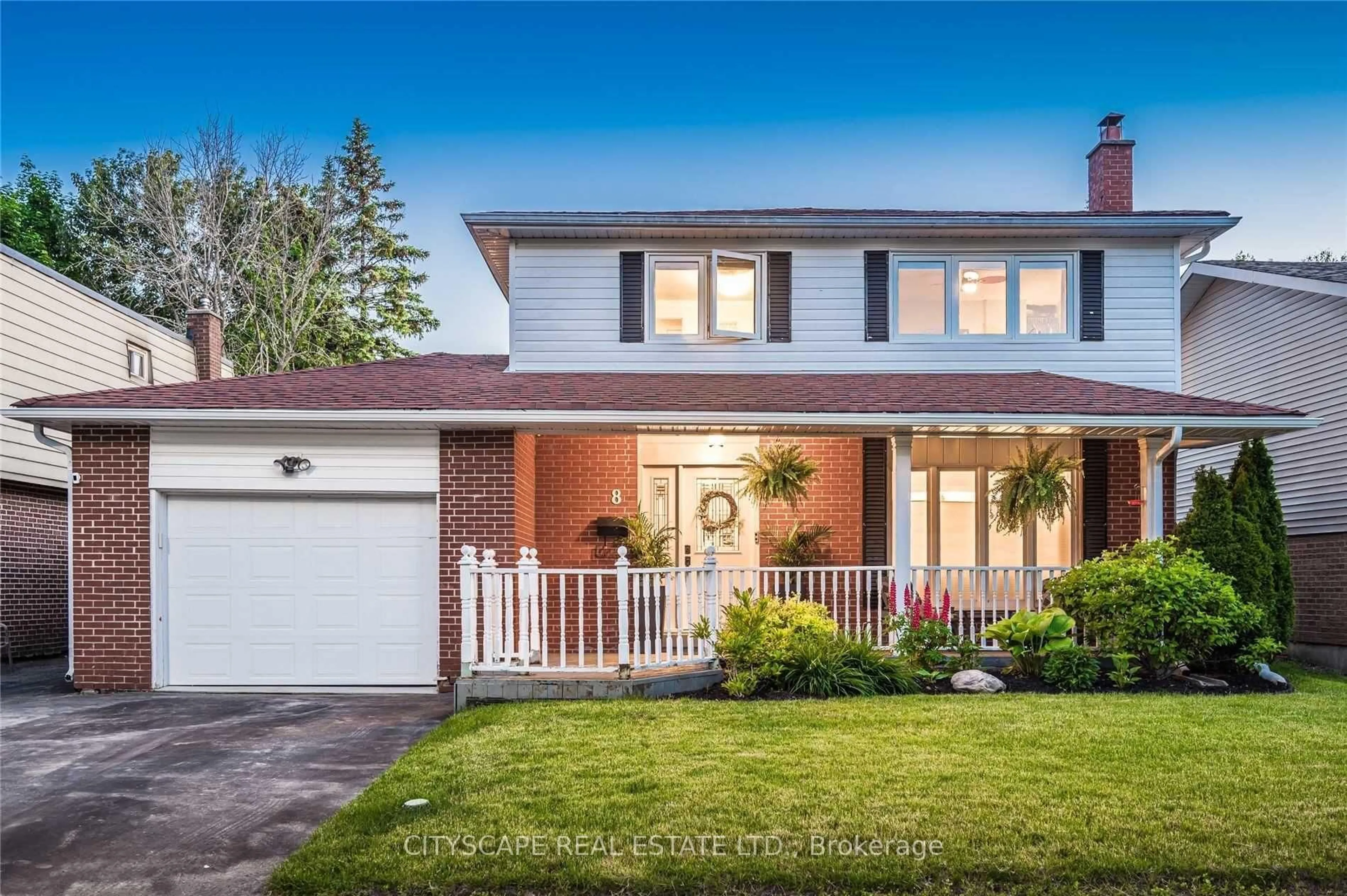 Home with brick exterior material, street for 8 Avonmore Cres, Orangeville Ontario L9W 3C3