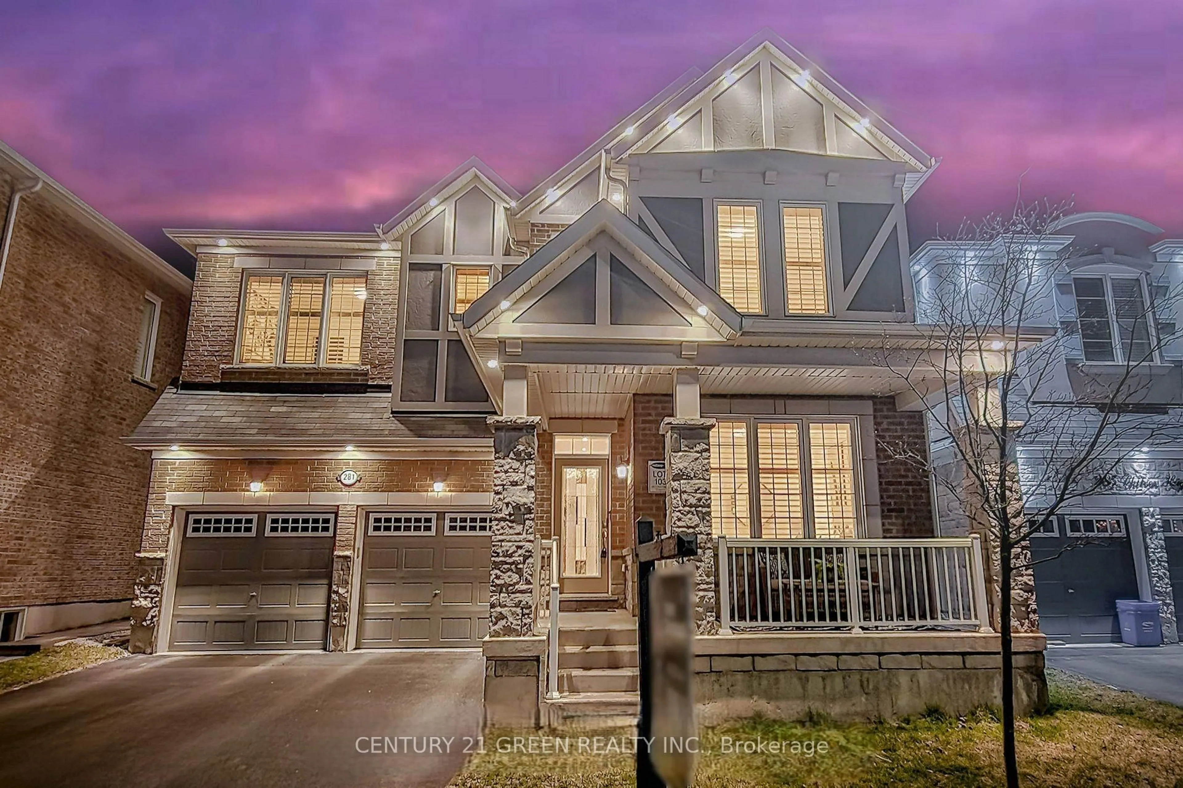 Home with brick exterior material, unknown for 281 Chilver Hts, Milton Ontario L9E 1E1