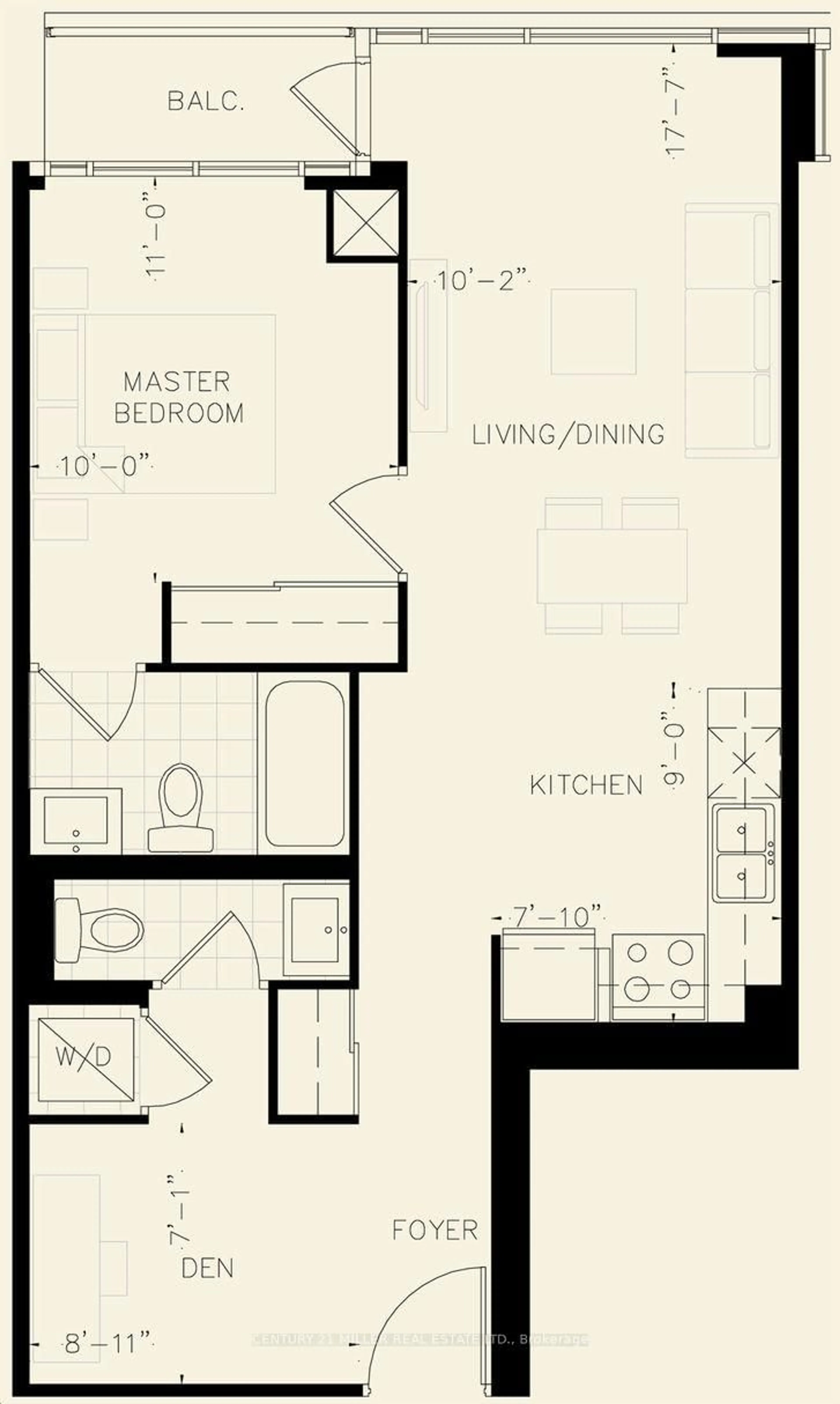 Floor plan for 2481 Taunton Rd #466, Oakville Ontario L6H 3R7