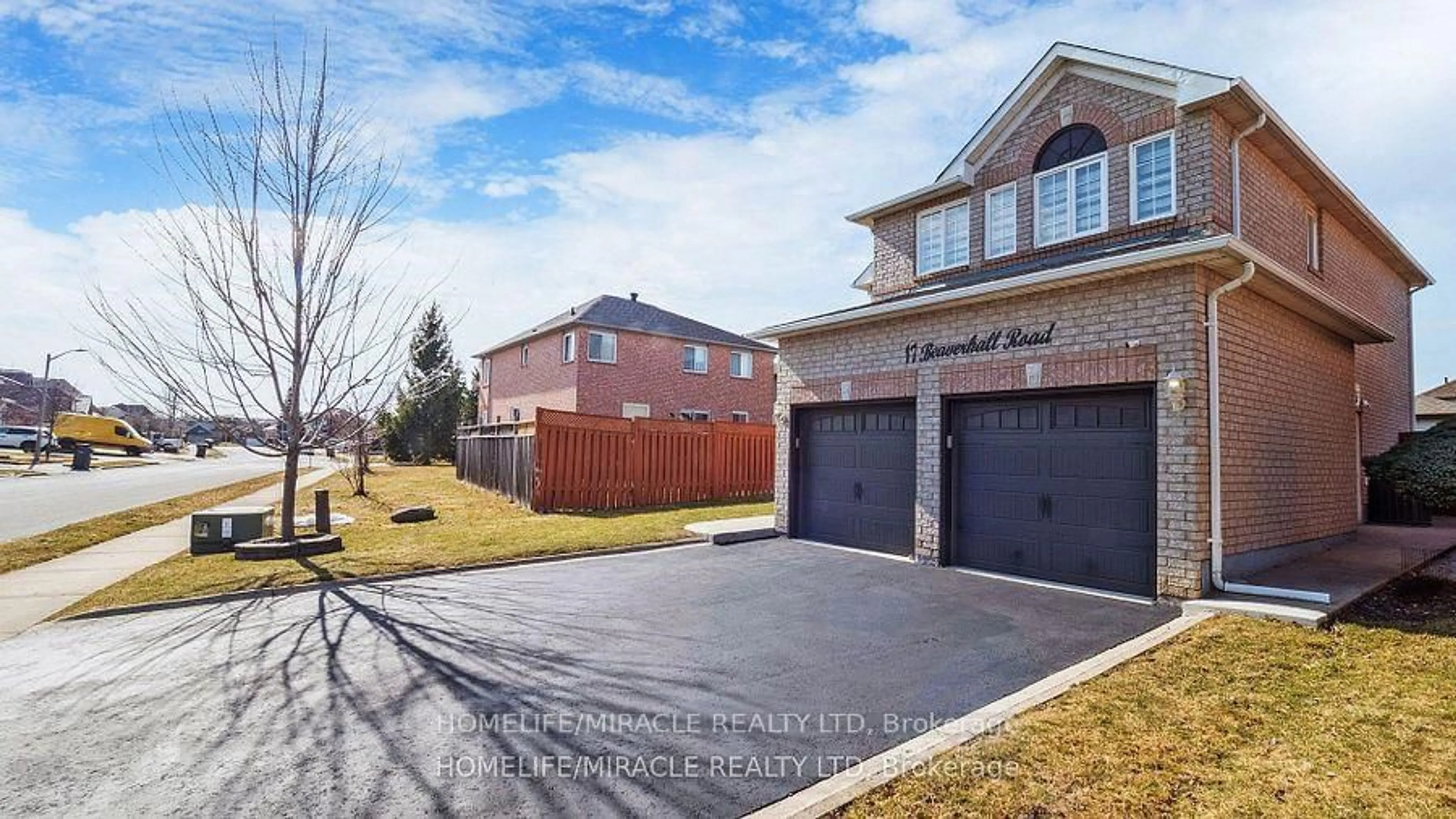 Home with brick exterior material, street for 17 BEAVERHALL Rd, Brampton Ontario L6X 4L3