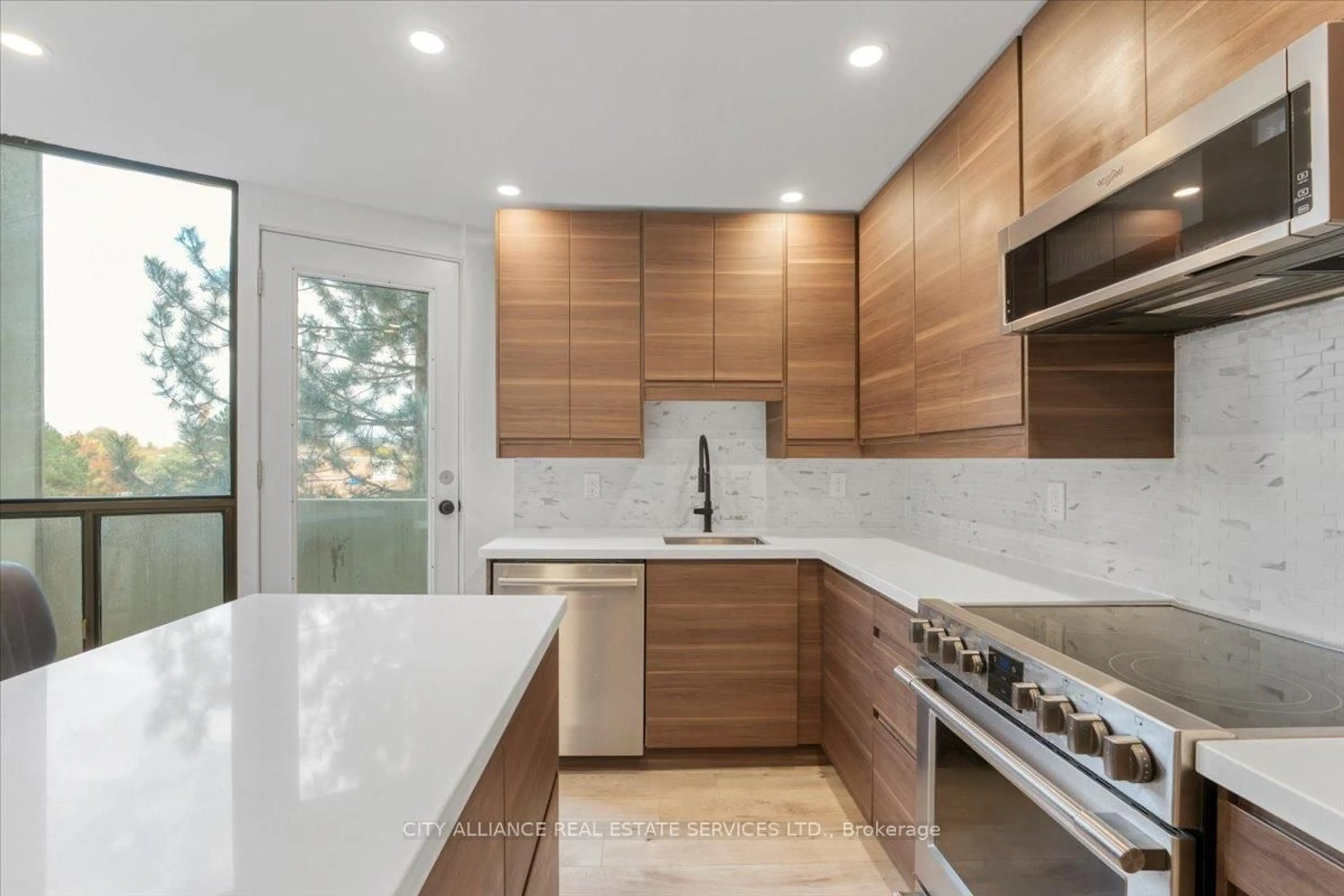 Contemporary kitchen, unknown for 284 Mill Rd #A25, Toronto Ontario M9C 4W6