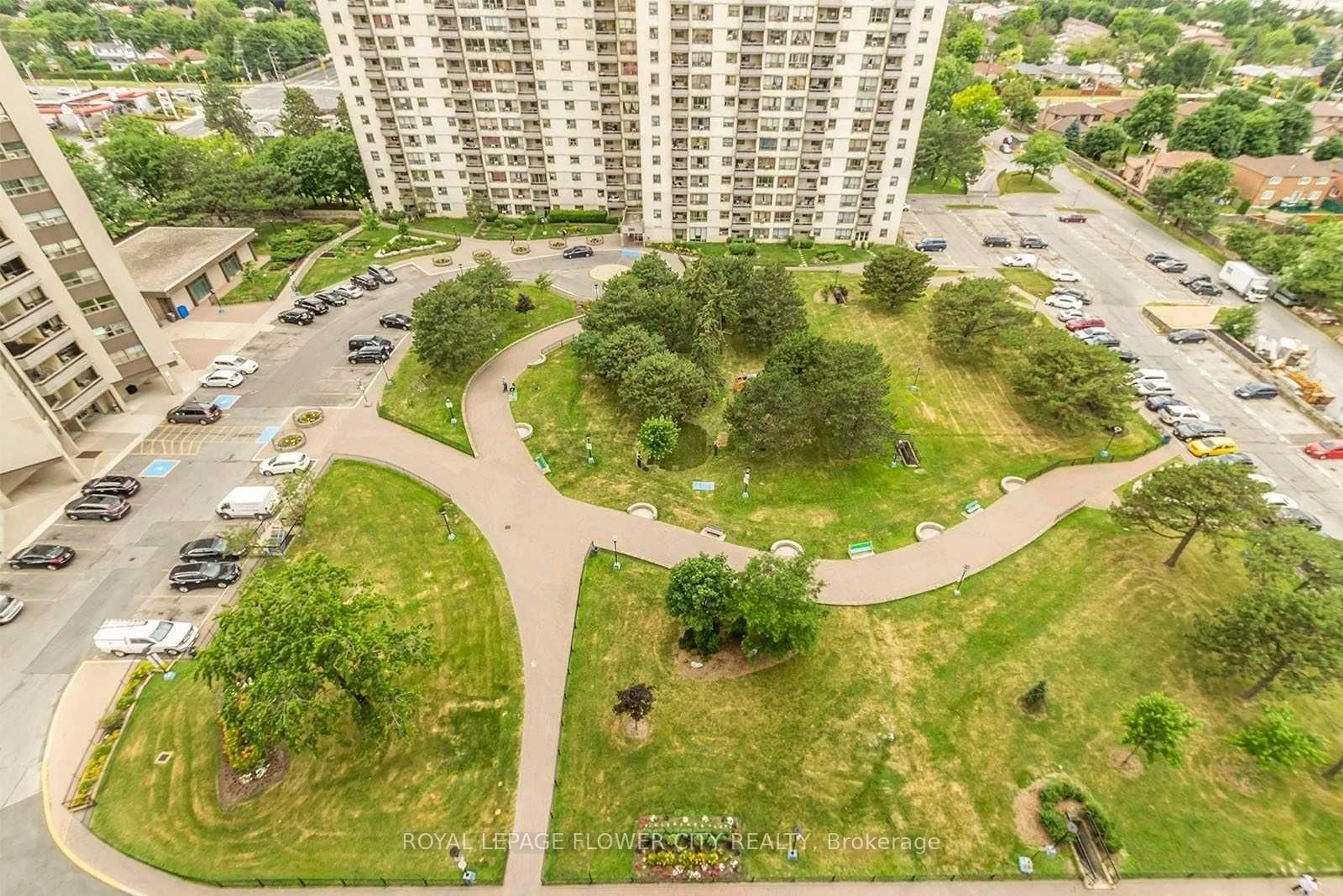 A pic from outside/outdoor area/front of a property/back of a property/a pic from drone, city buildings view from balcony for 370 Dixon Rd #2209, Toronto Ontario M9R 1T2