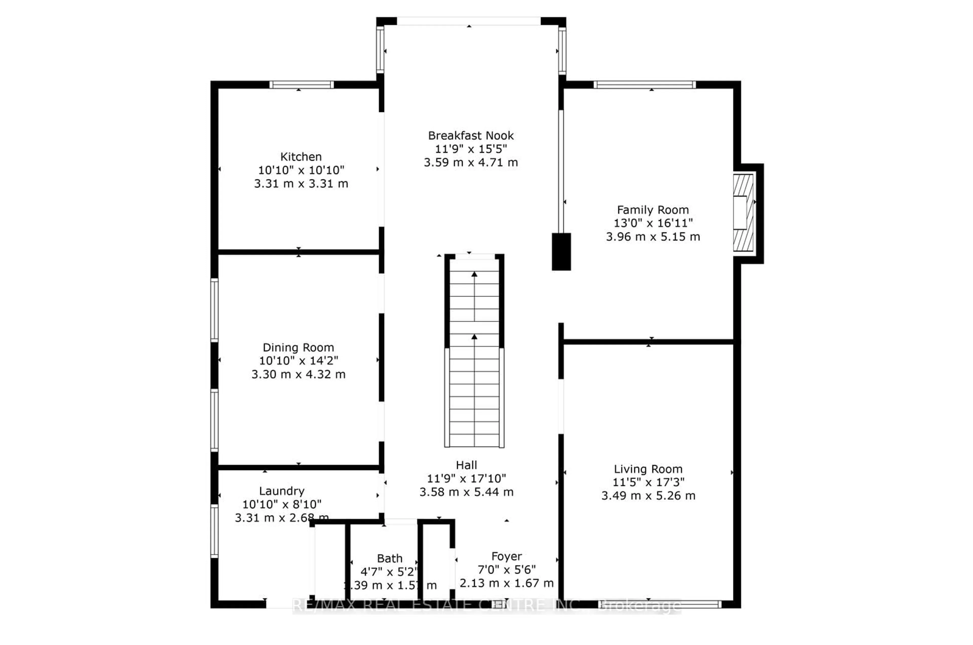 Floor plan for 89 NEWBURY Cres, Brampton Ontario L6S 5L7