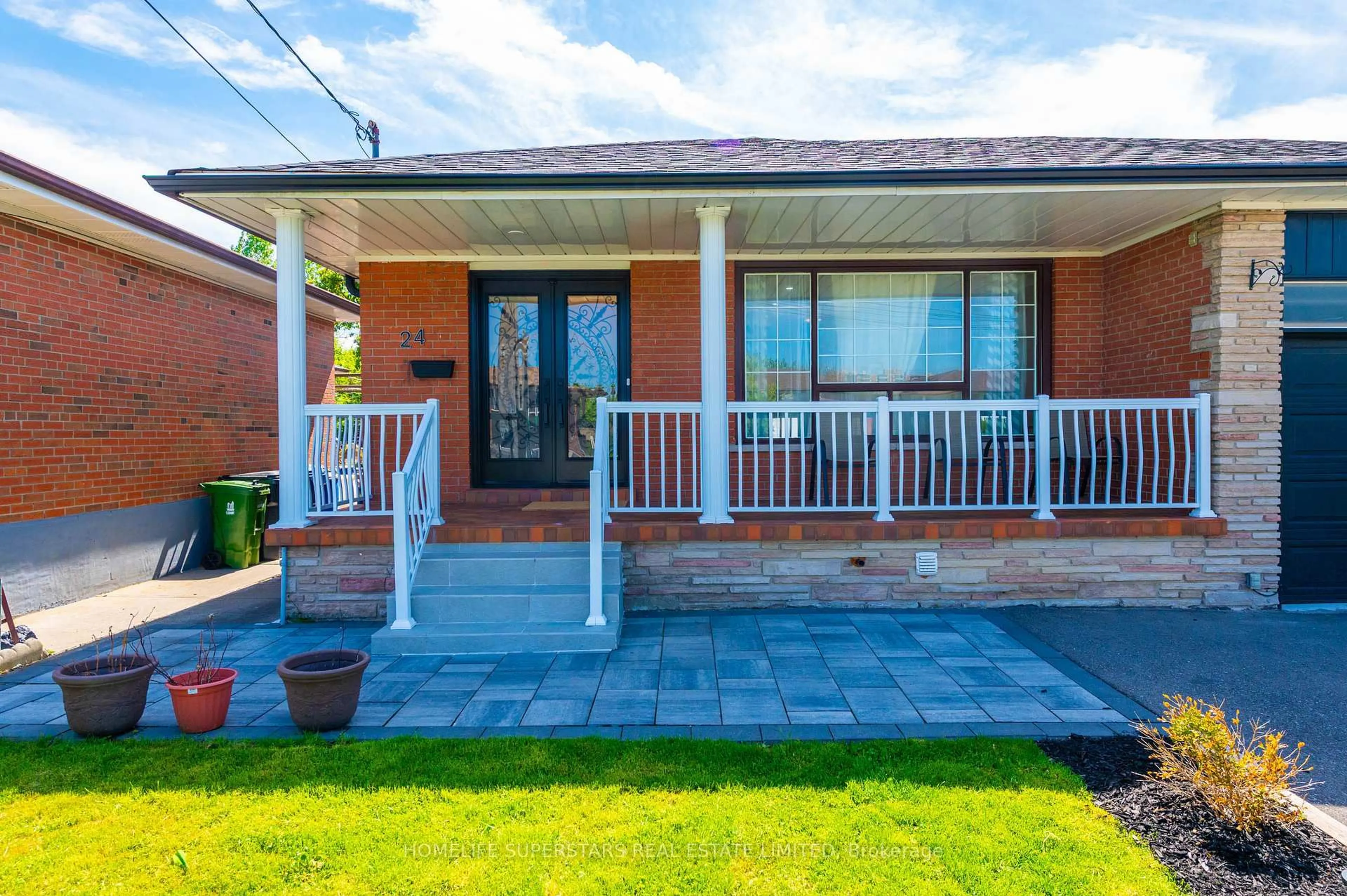 Home with brick exterior material, street for 24 ARCHWAY Cres, Toronto Ontario M9M 1V6