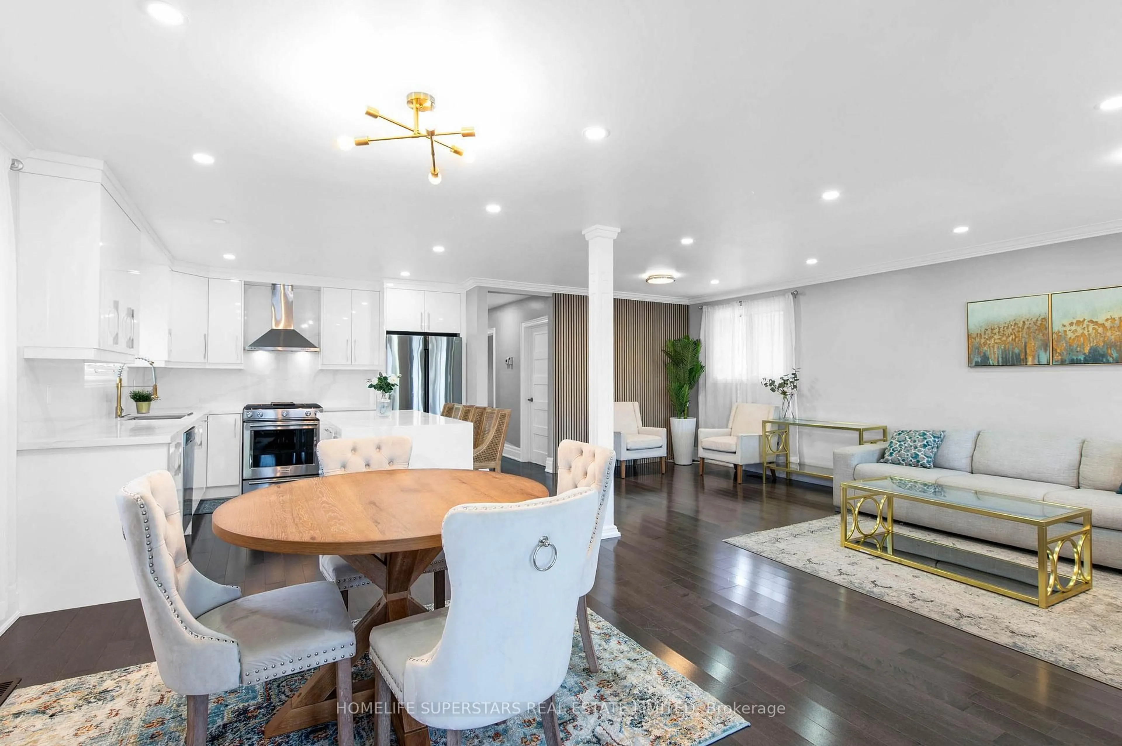 Open concept kitchen, unknown for 24 ARCHWAY Cres, Toronto Ontario M9M 1V6