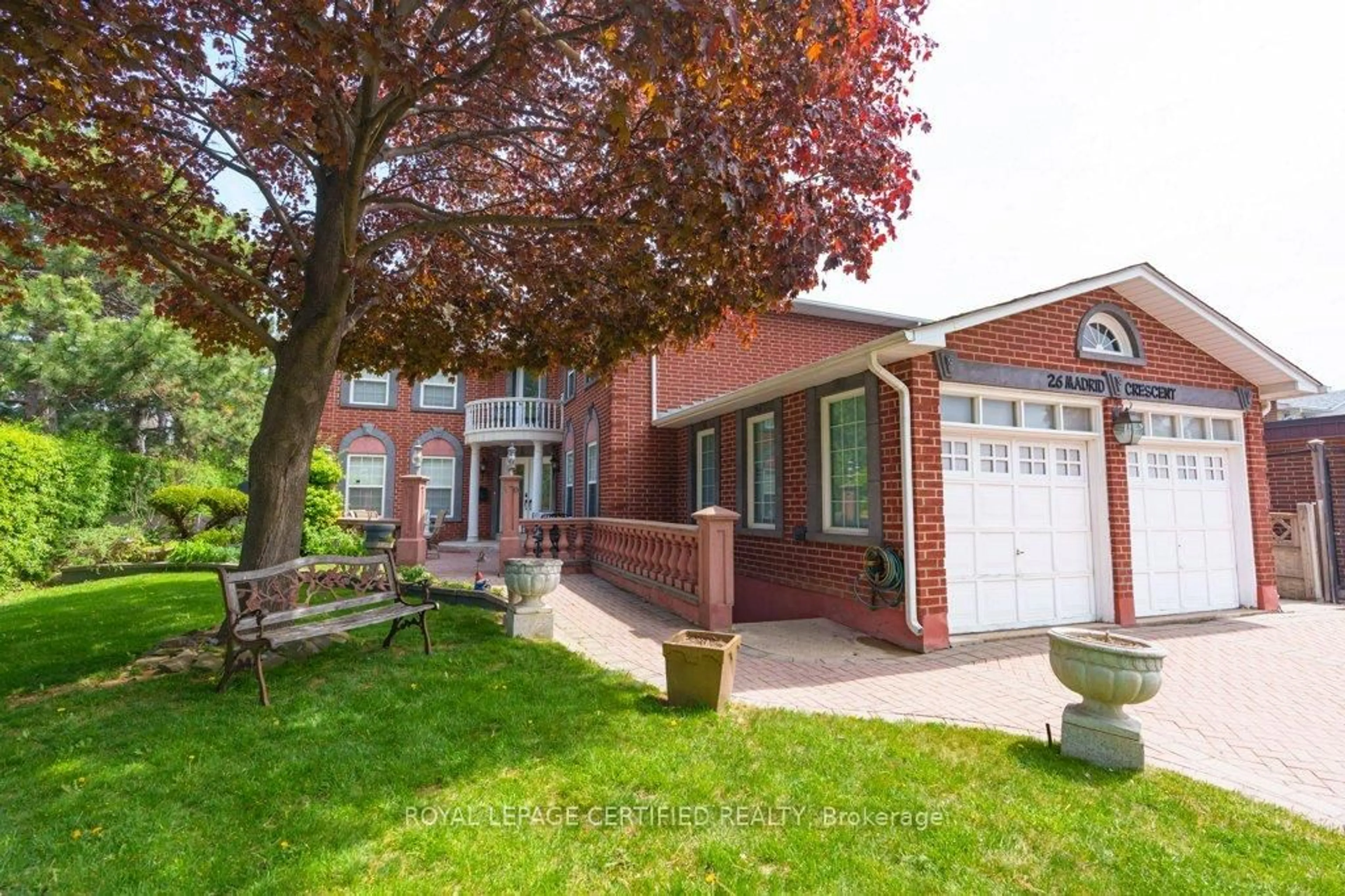 Home with brick exterior material, street for 26 Madrid Cres, Brampton Ontario L6S 2X4