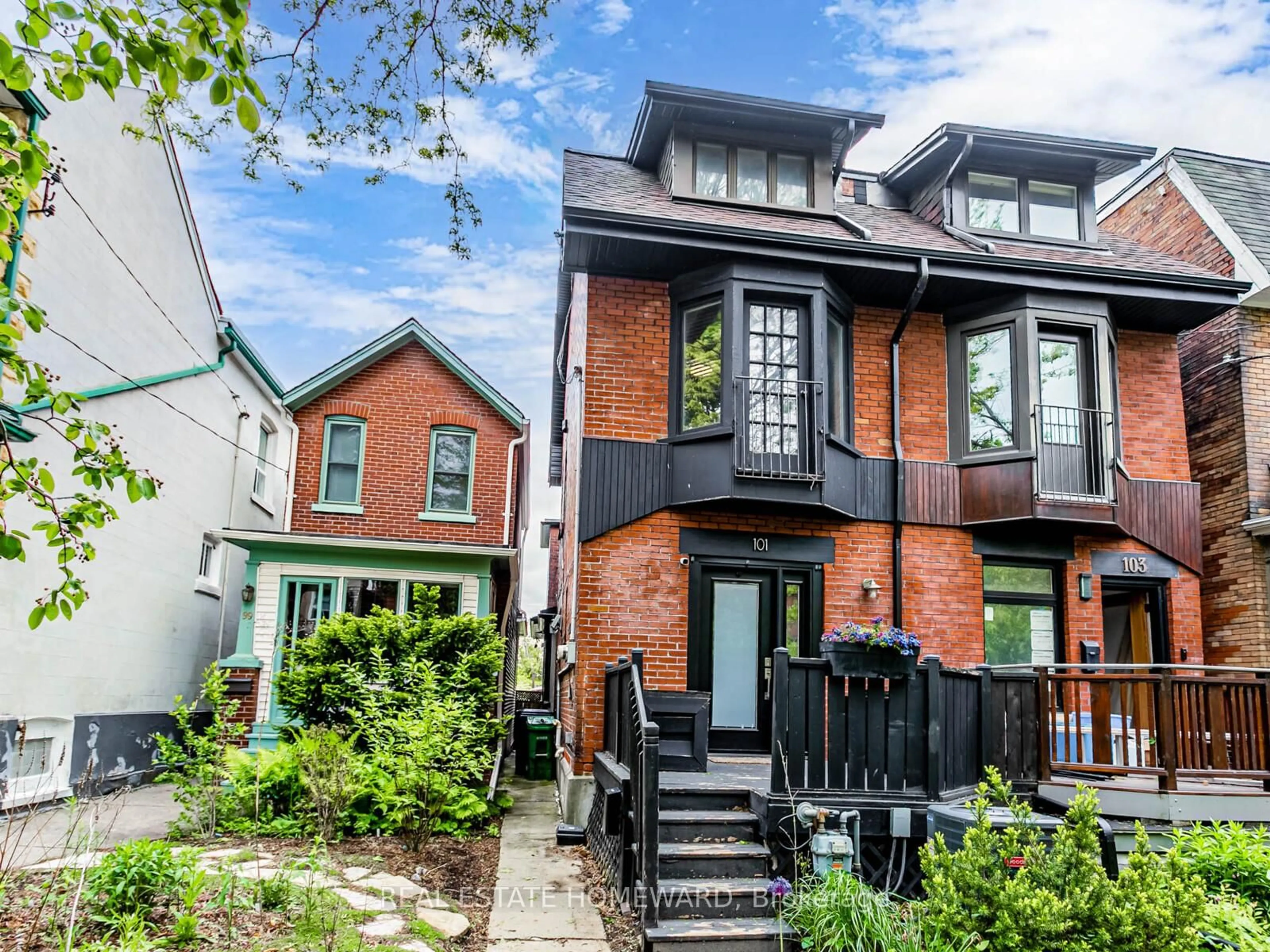 Home with brick exterior material, street for 101 Wright Ave, Toronto Ontario M6R 1L1
