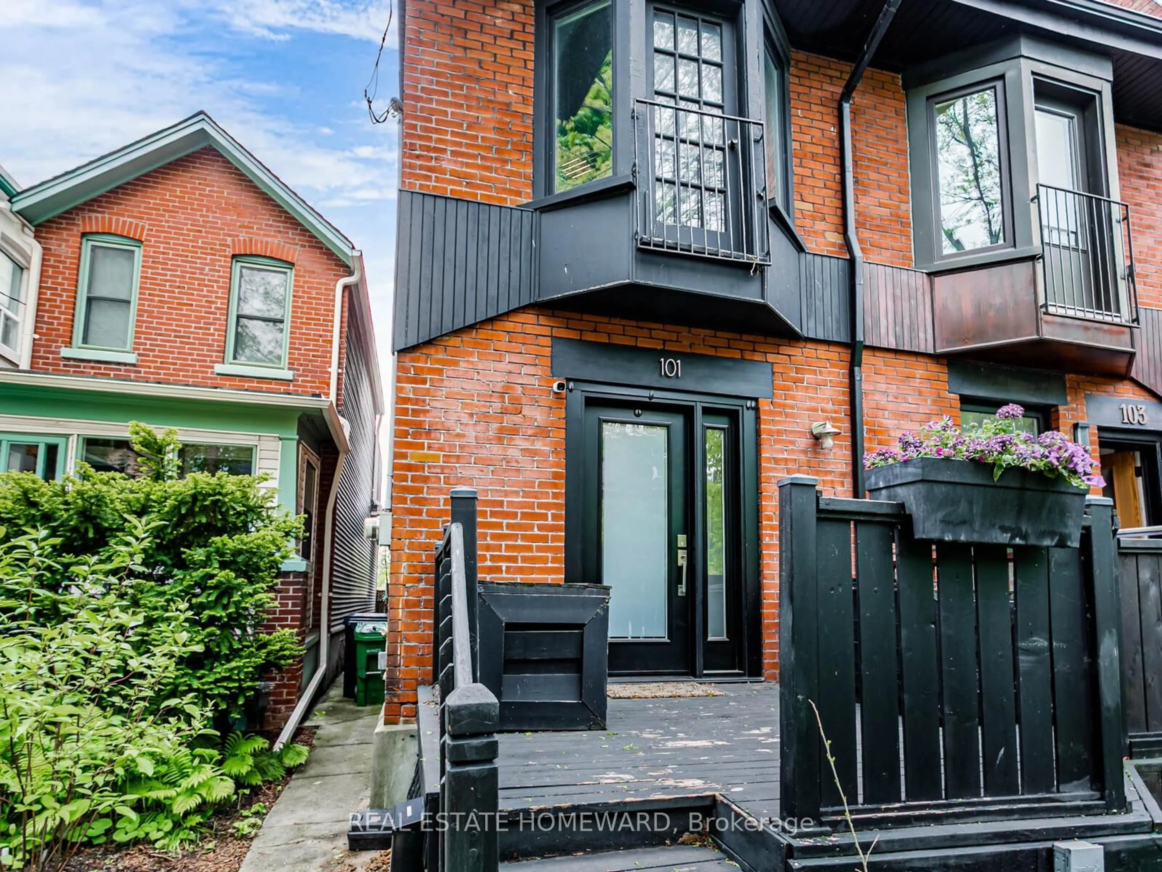 Home with brick exterior material, street for 101 Wright Ave, Toronto Ontario M6R 1L1