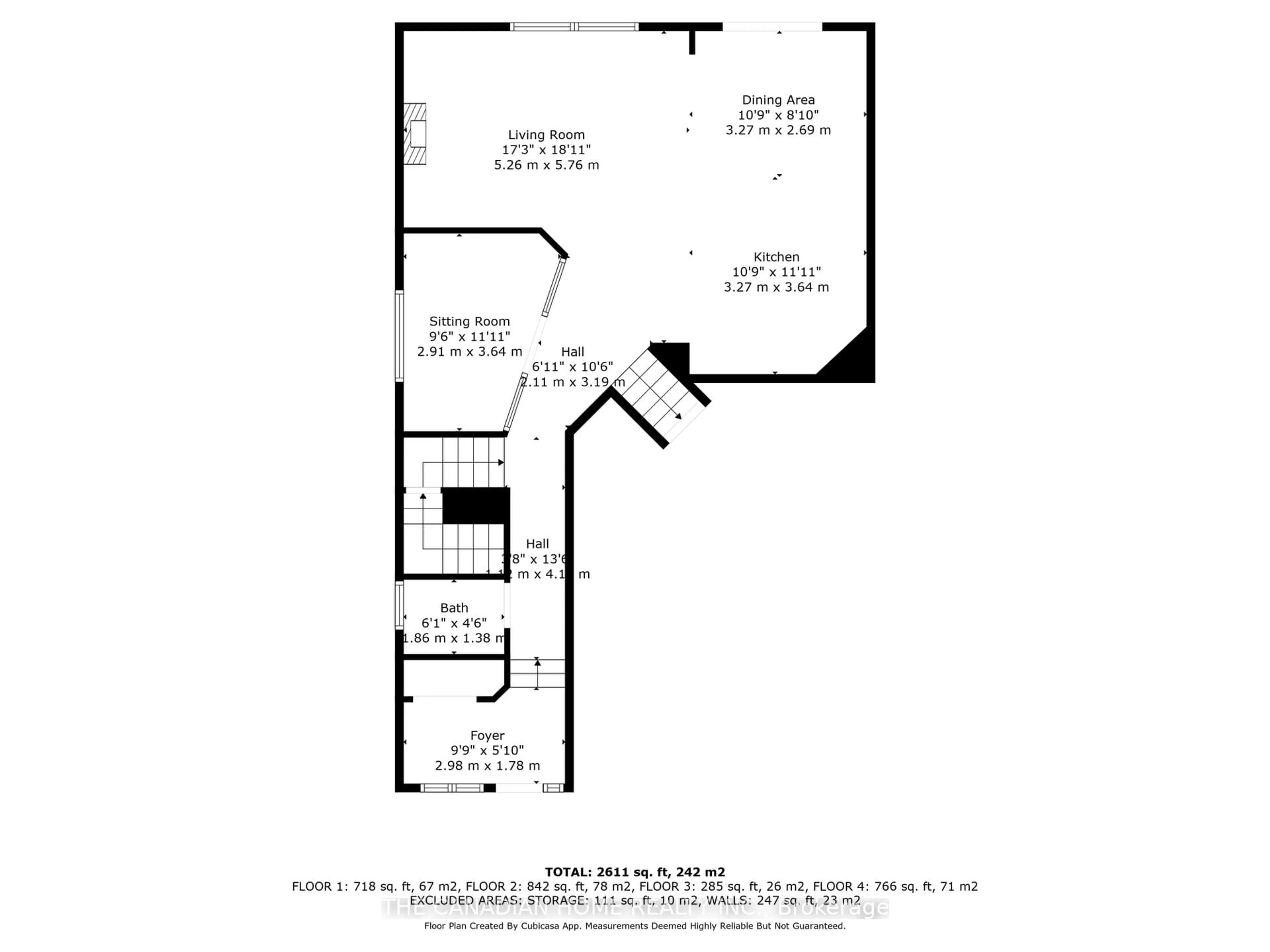 Floor plan for 3770 Brinwood Gate, Mississauga Ontario L5M 7H2