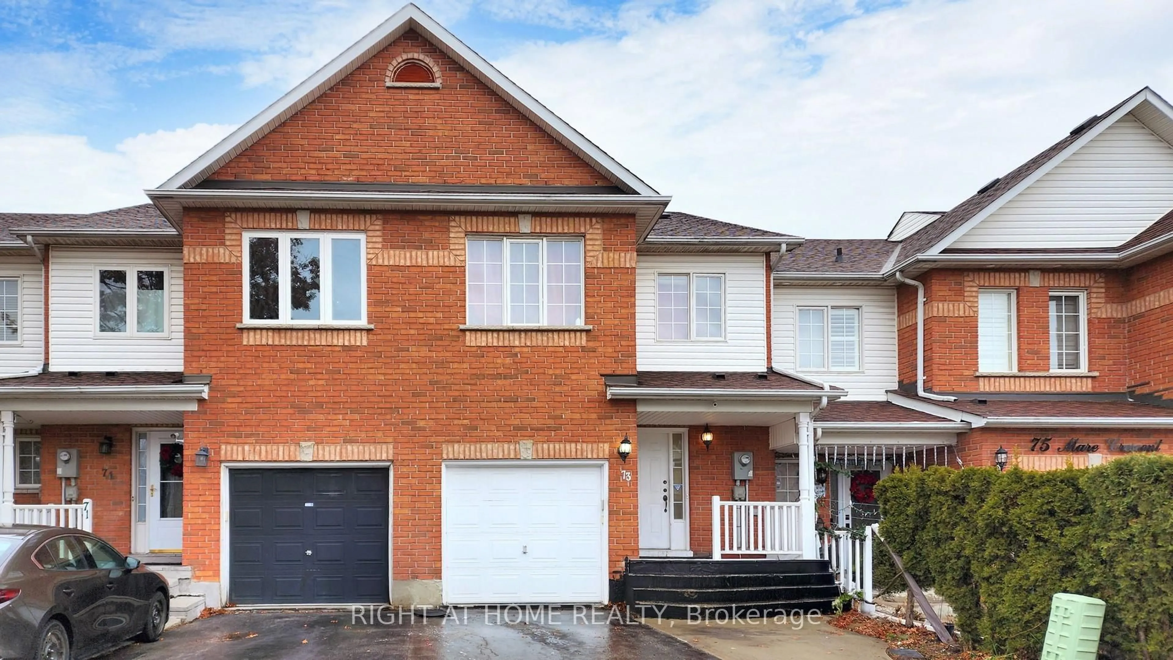 Home with brick exterior material, street for 73 Mare Cres, Toronto Ontario M9W 7E7